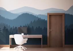 Blue Forest Cartoon mockup 1