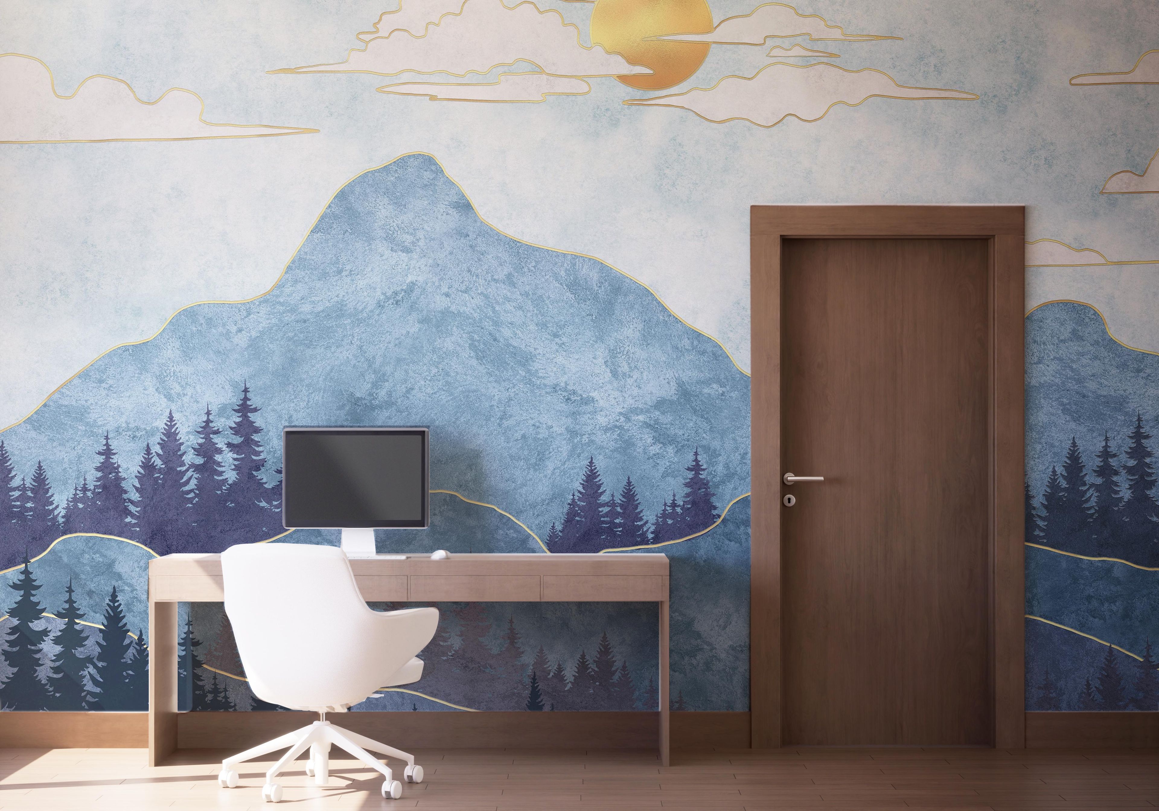 Blue Landscape mockup 1