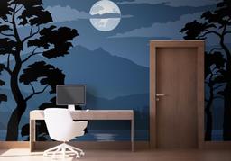 Blue Moonlight Night mockup 1