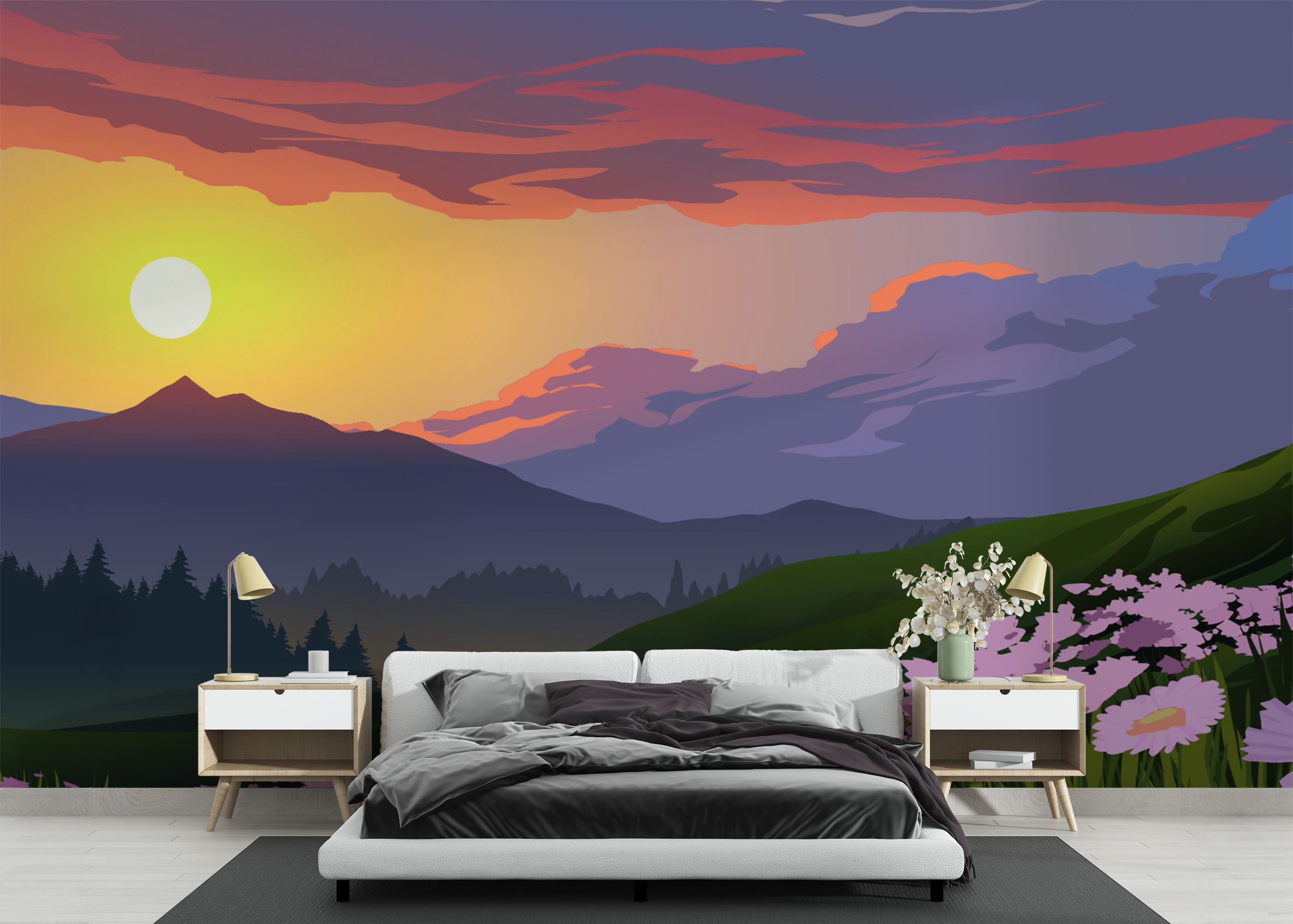 Flower Field Forest mockup 3