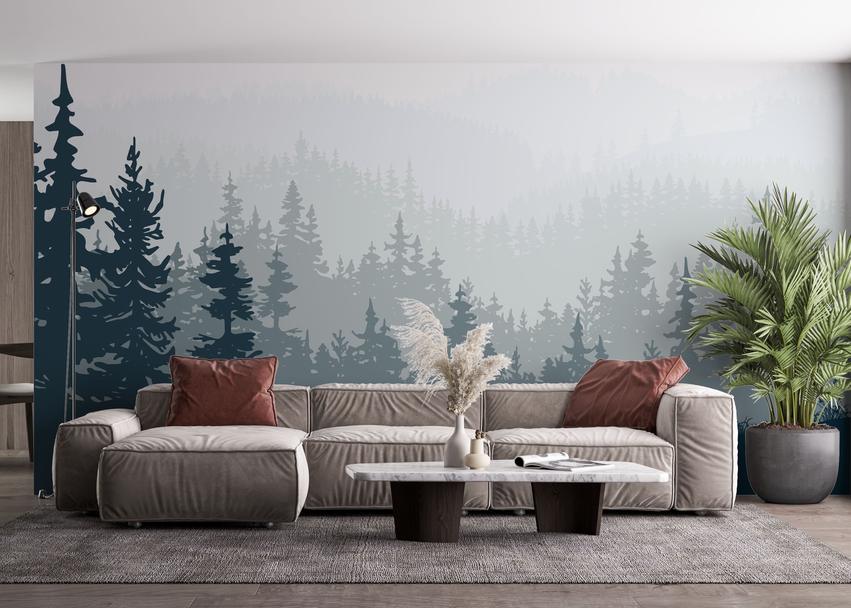 Blue Forest Tree mockup 4