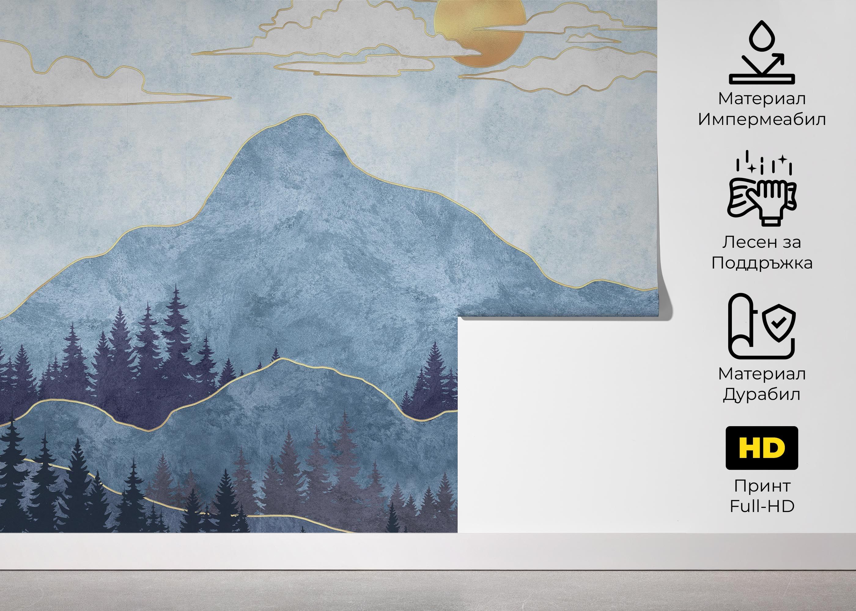 Blue Landscape mockup 5