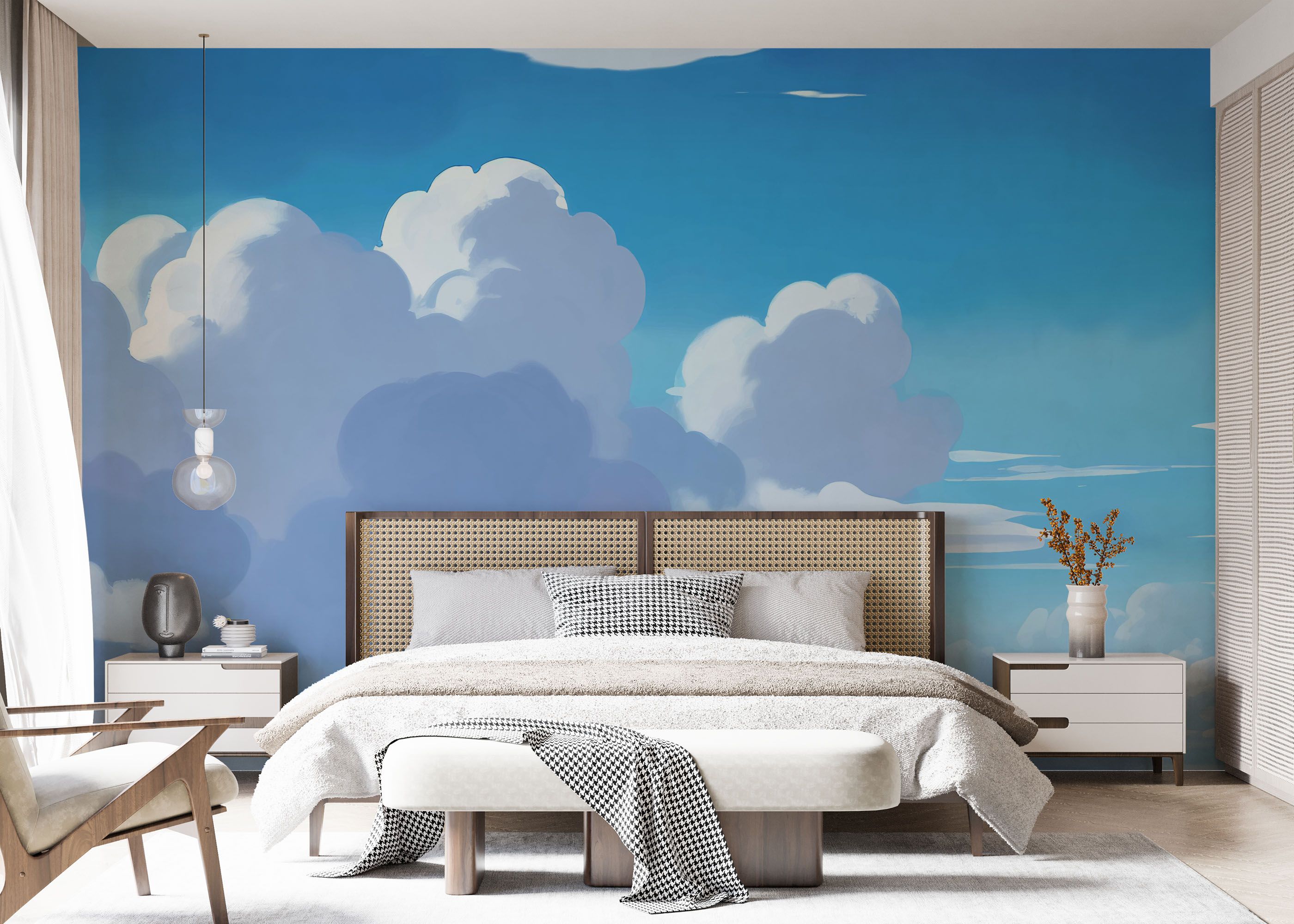 Fluffy Clouds Art mockup 7