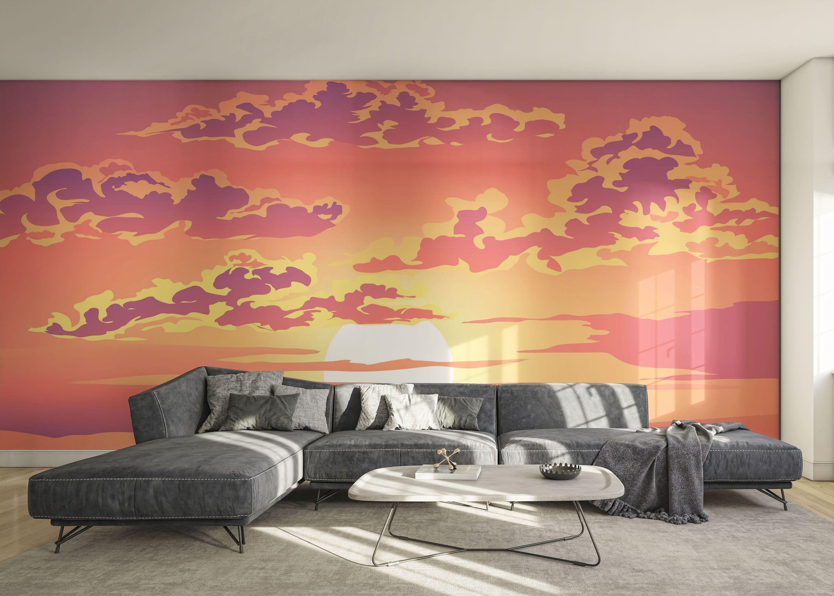 Purple Orange Cloud mockup 0