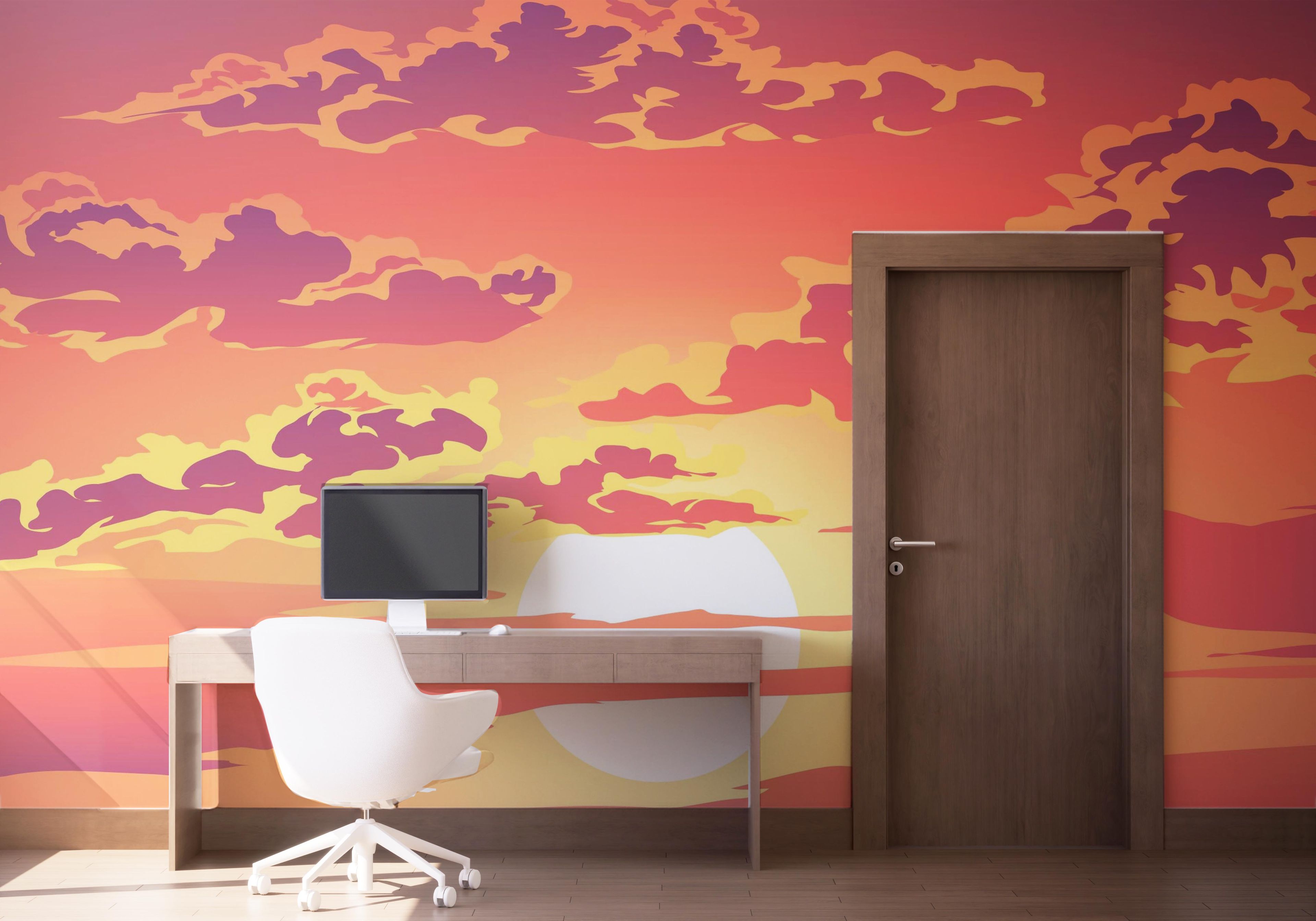 Purple Orange Cloud mockup 1