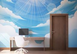Sun Light Clouds mockup 1