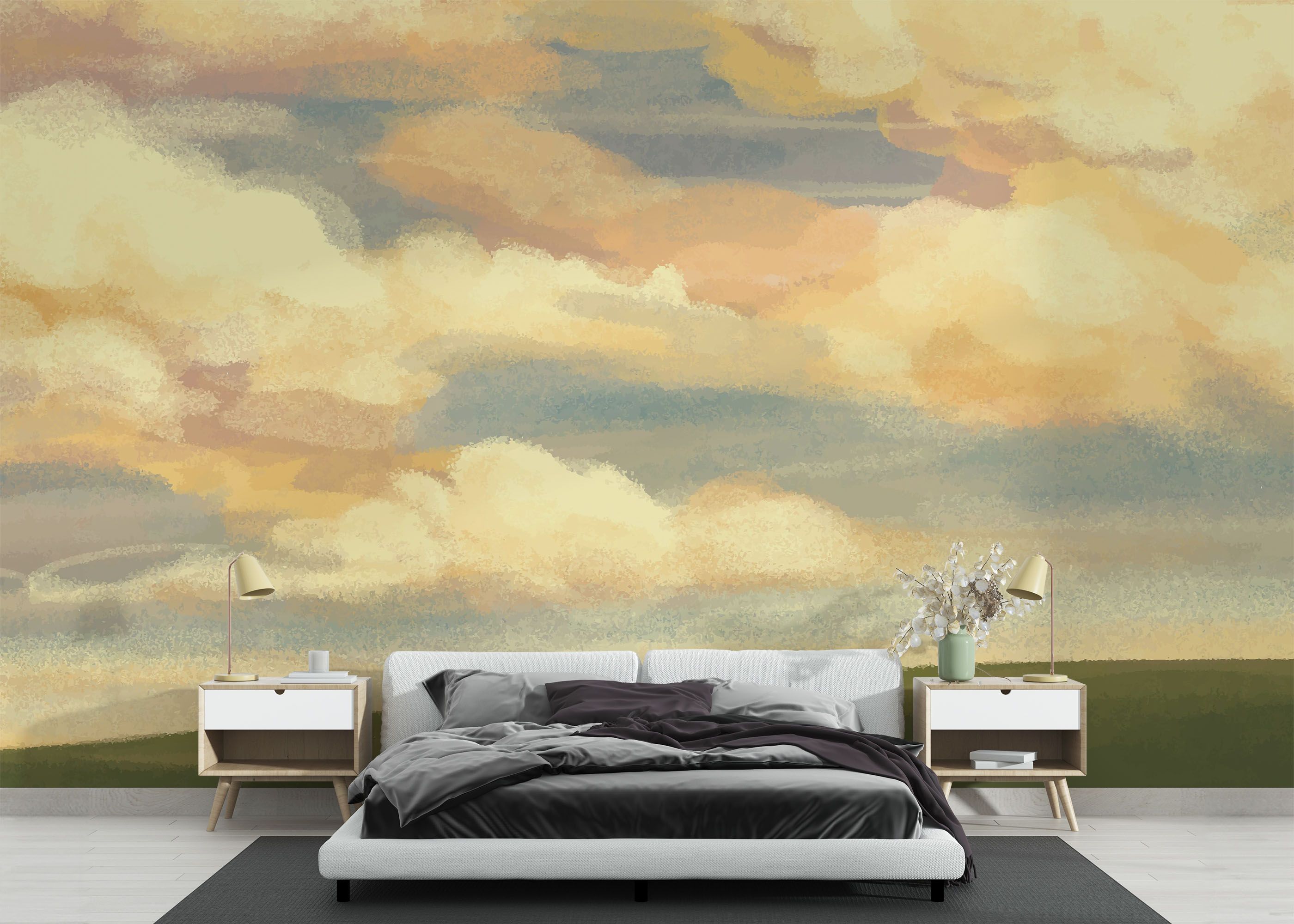 Field Colorful Sky mockup 3