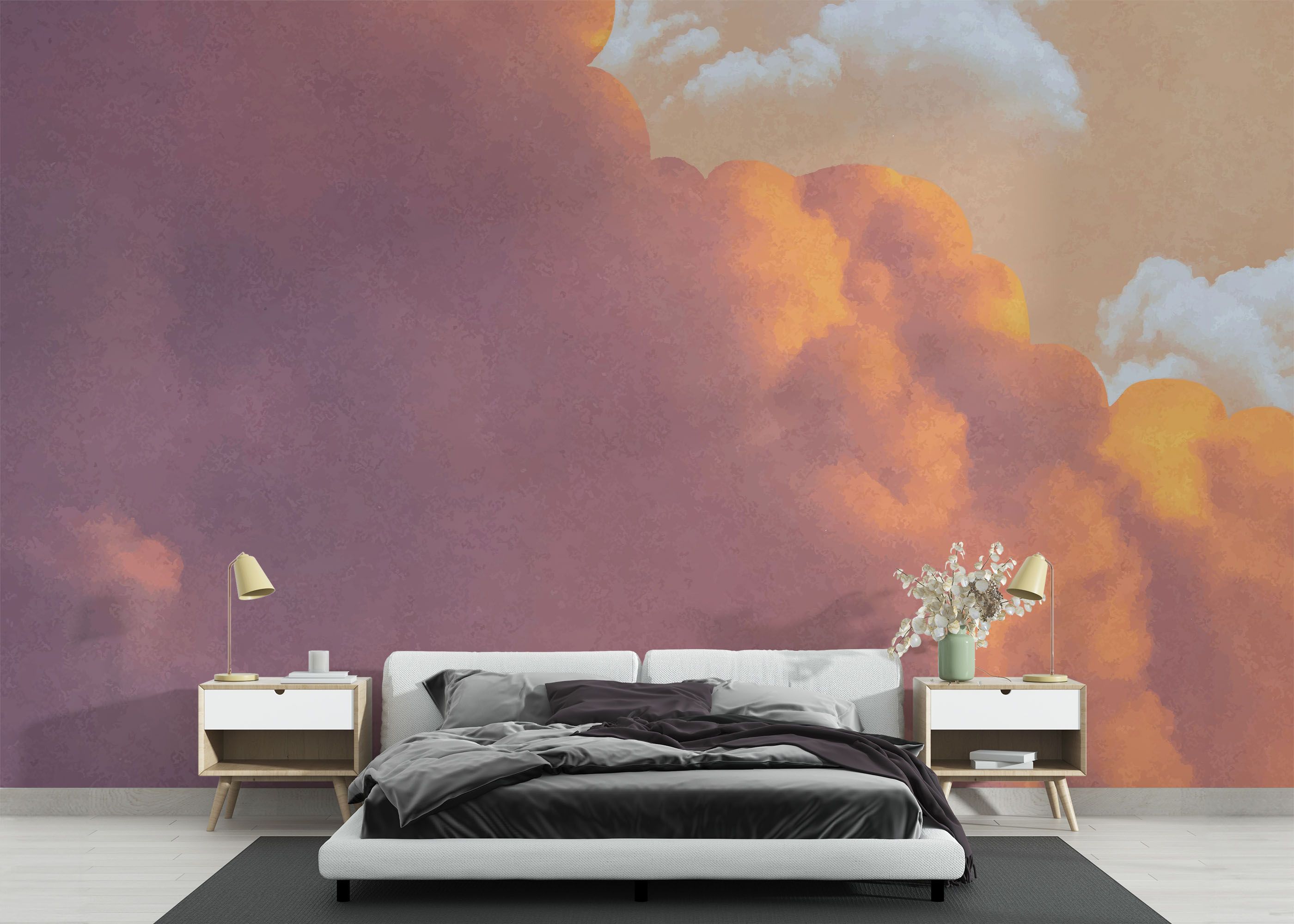 Orange Purple Cloud mockup 3