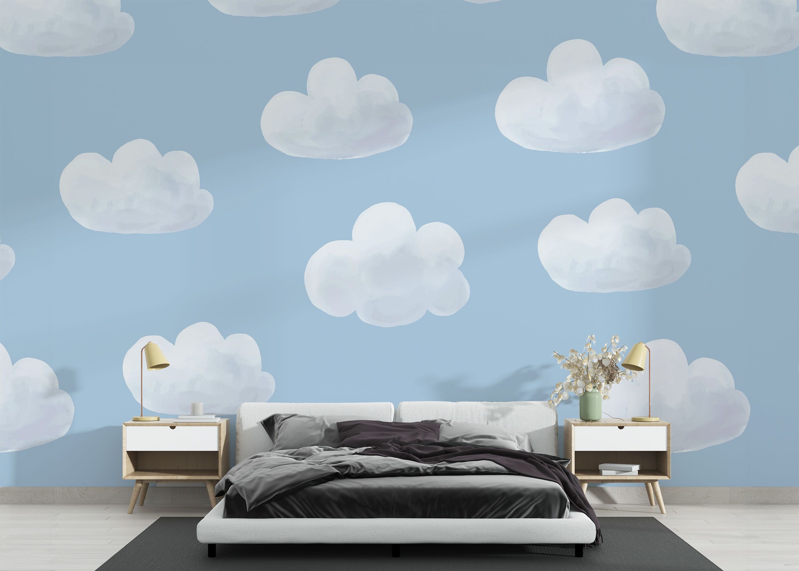White Grey Cloud mockup 3