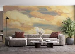 Yellow Cream Clouds mockup 4