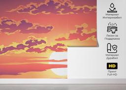 Purple Orange Cloud mockup 5