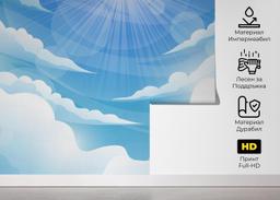 Sun Light Clouds mockup 5