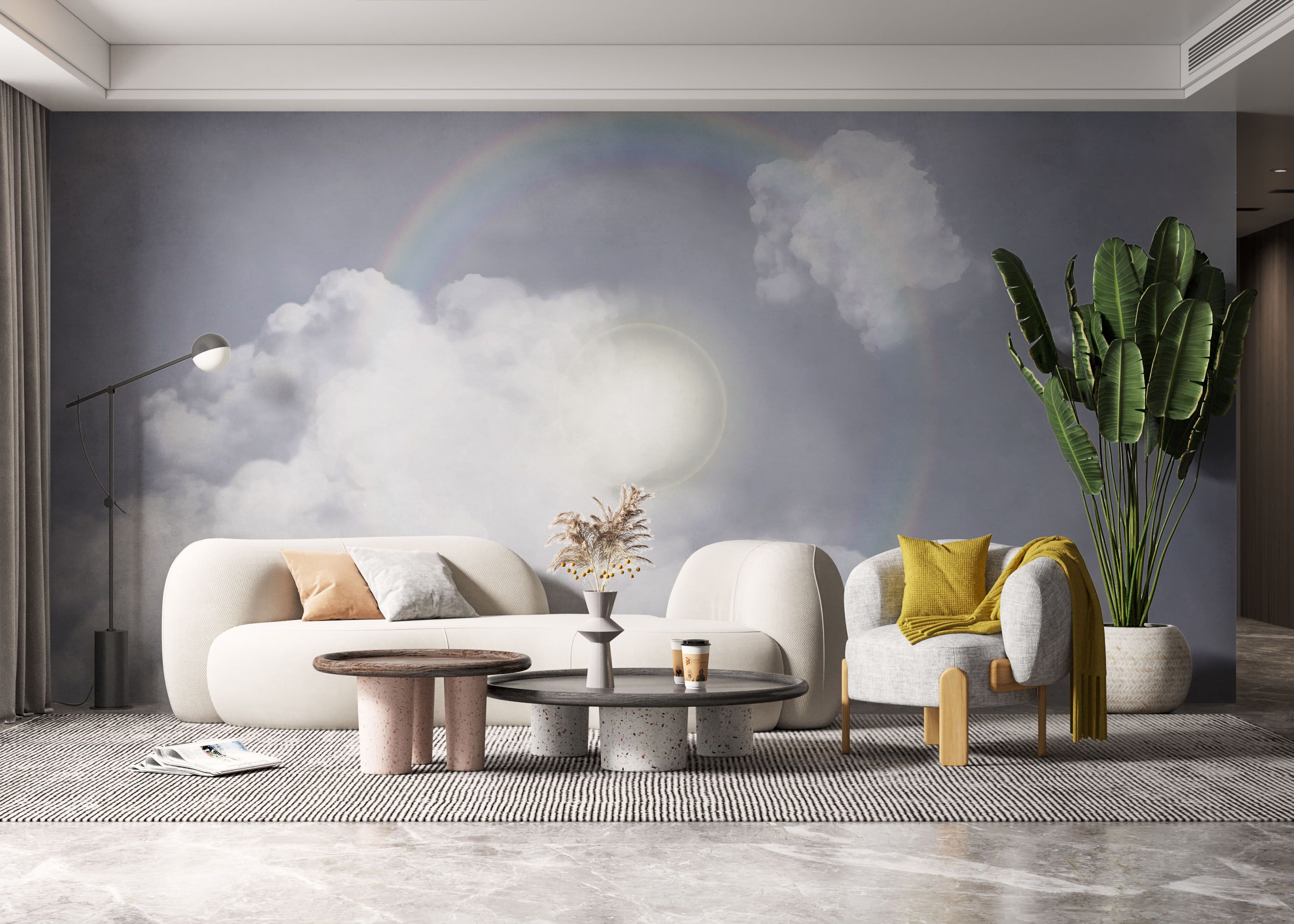 Rainbow Circle Cloud mockup 6