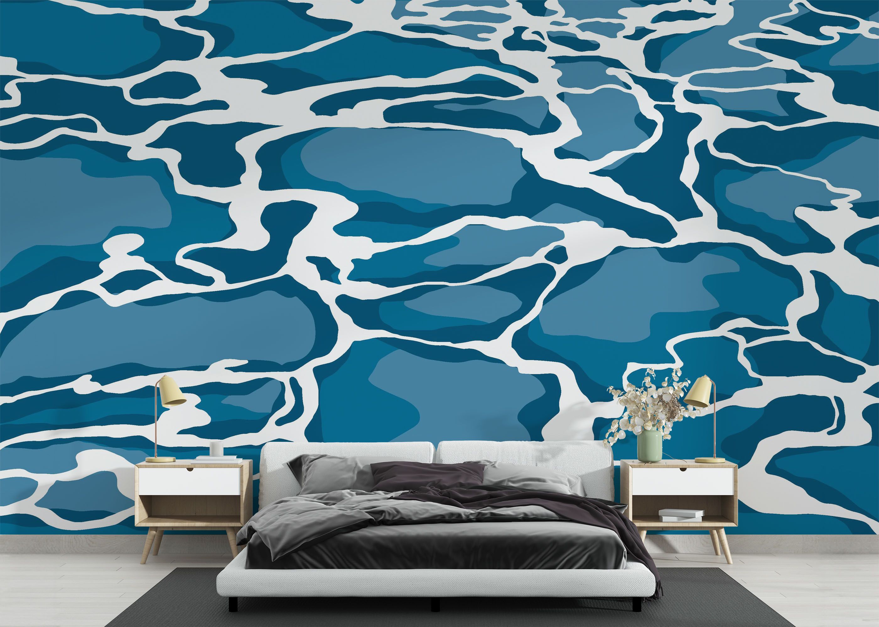 Blue Water Art mockup 3