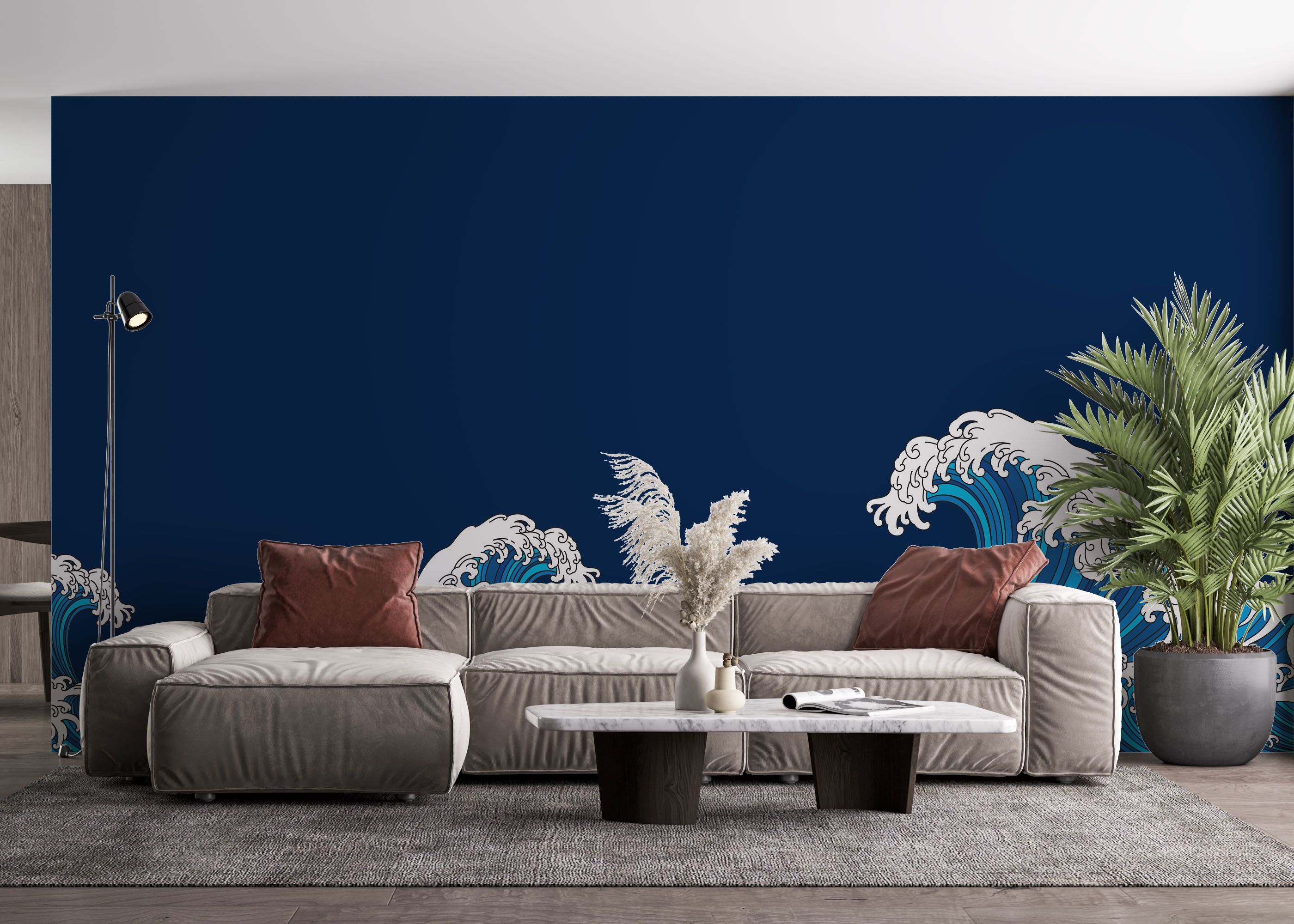 Asian Style Wave mockup 4