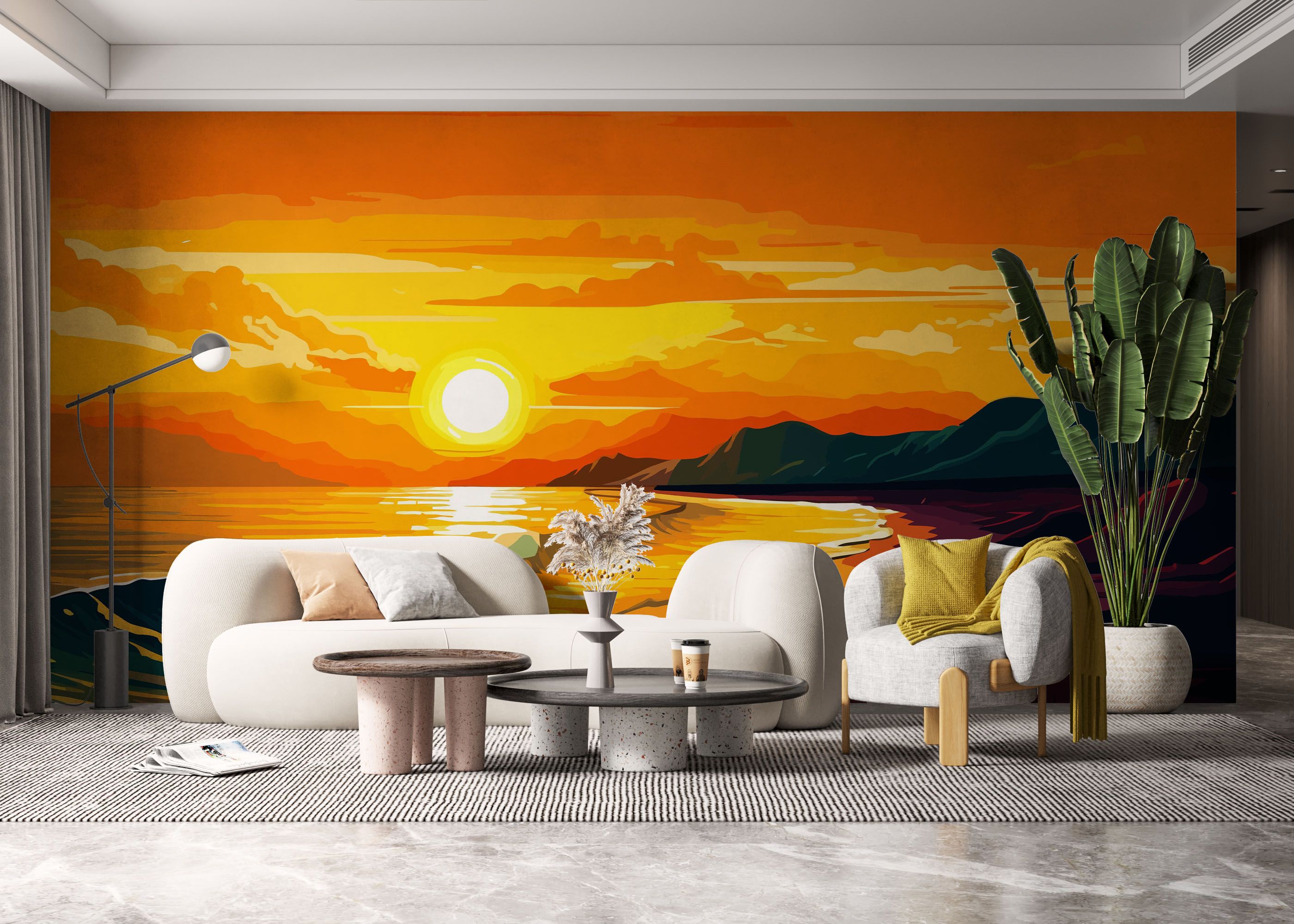 Sunset Art Beach mockup 6