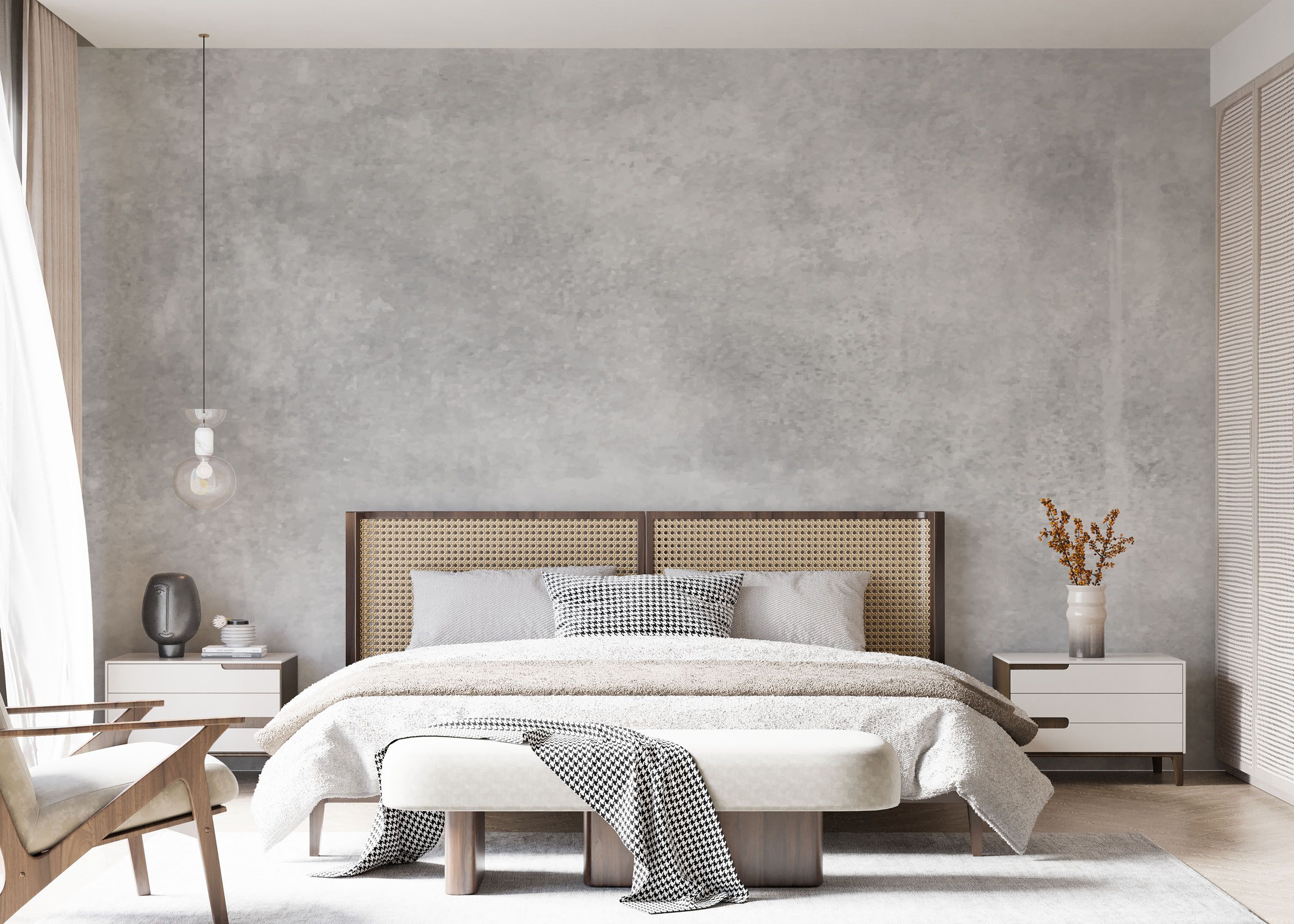 Finished Concrete Wall mockup 7