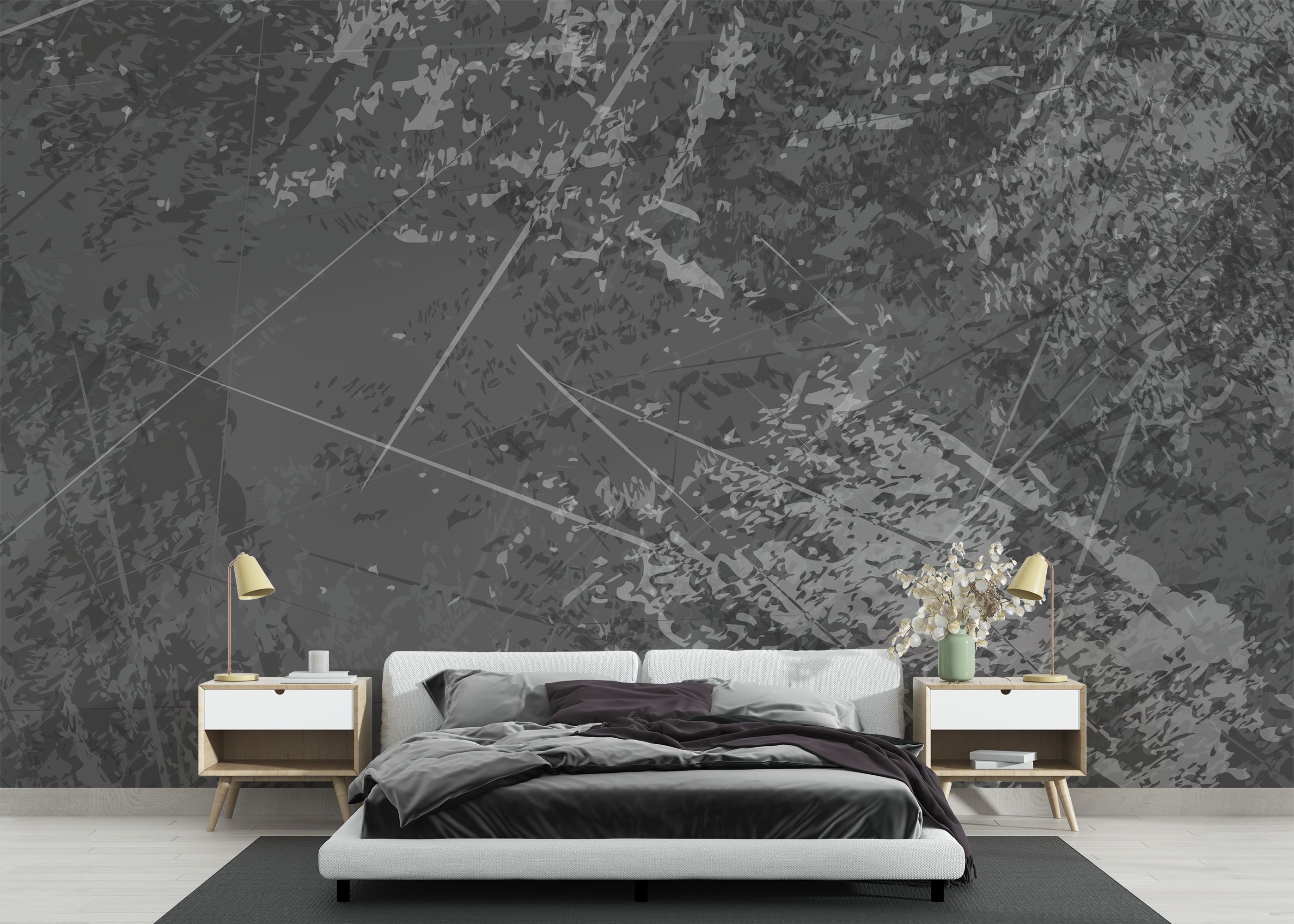 Dark Texture Concrete mockup 3