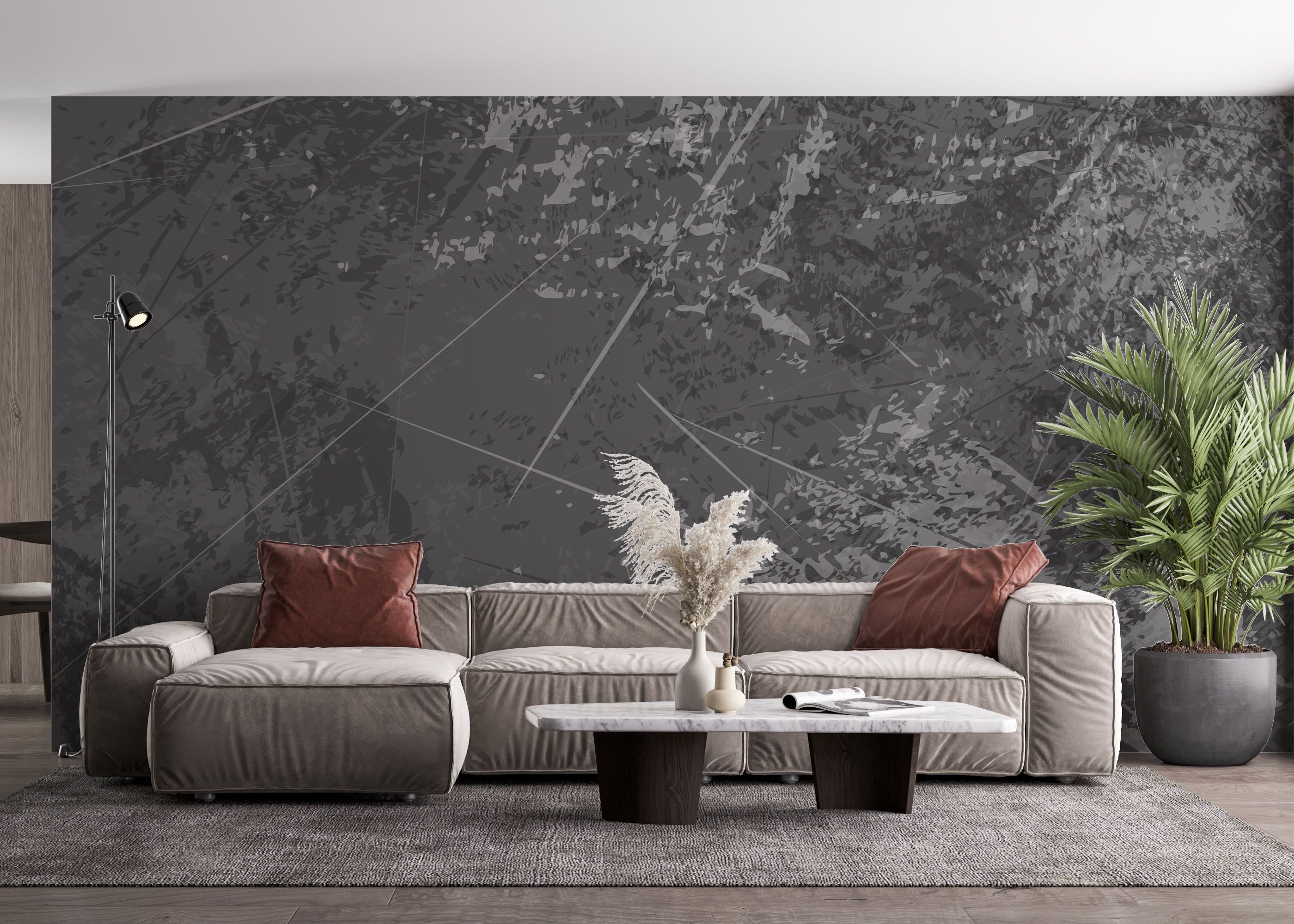 Dark Texture Concrete mockup 4