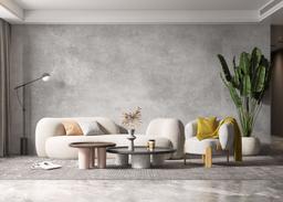 Finished Concrete Wall mockup 6