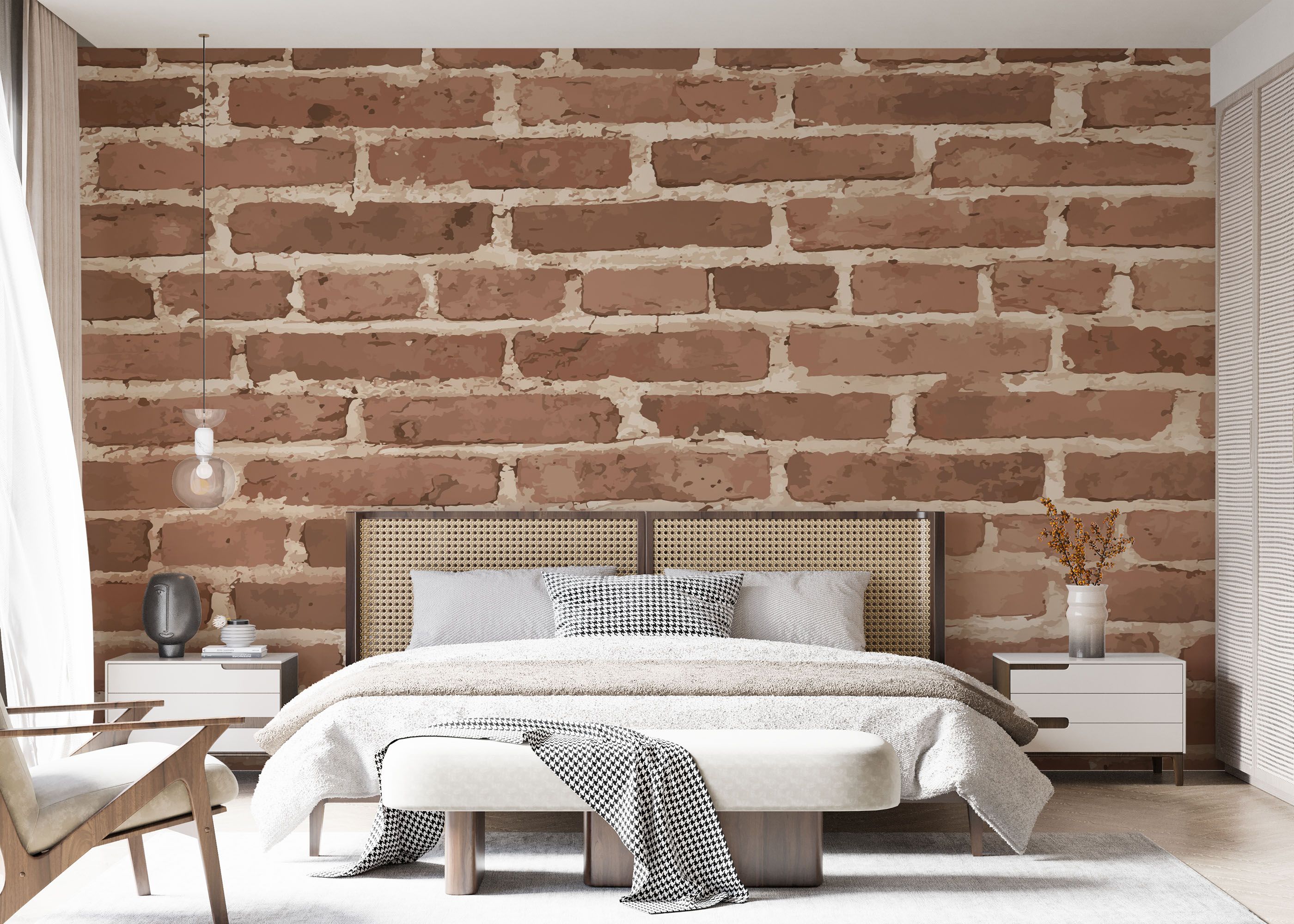 Dark Cream Brick mockup 7