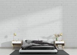 Brick White Wall mockup 3