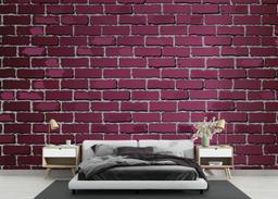 Burgundy Color Brick mockup 3