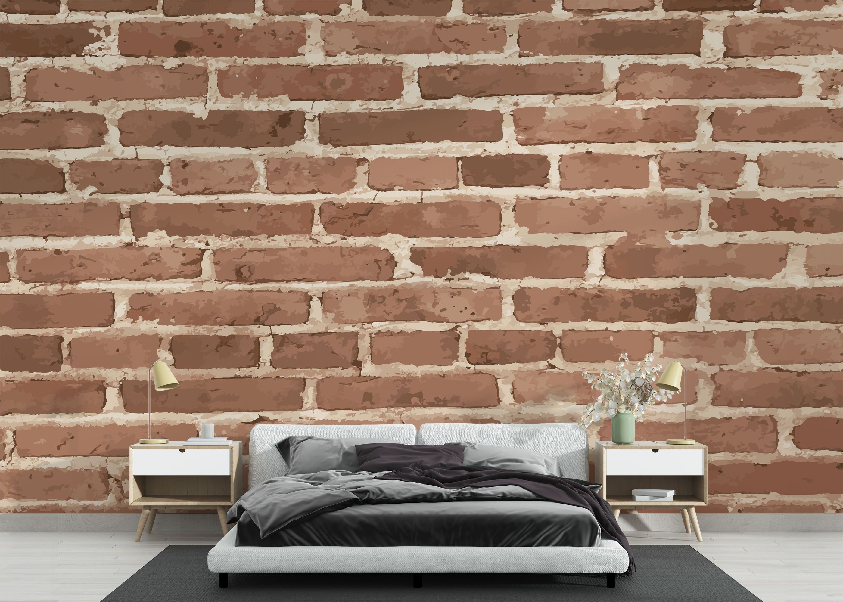 Dark Cream Brick mockup 3