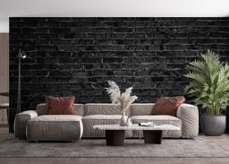 Black Color Brick mockup 4