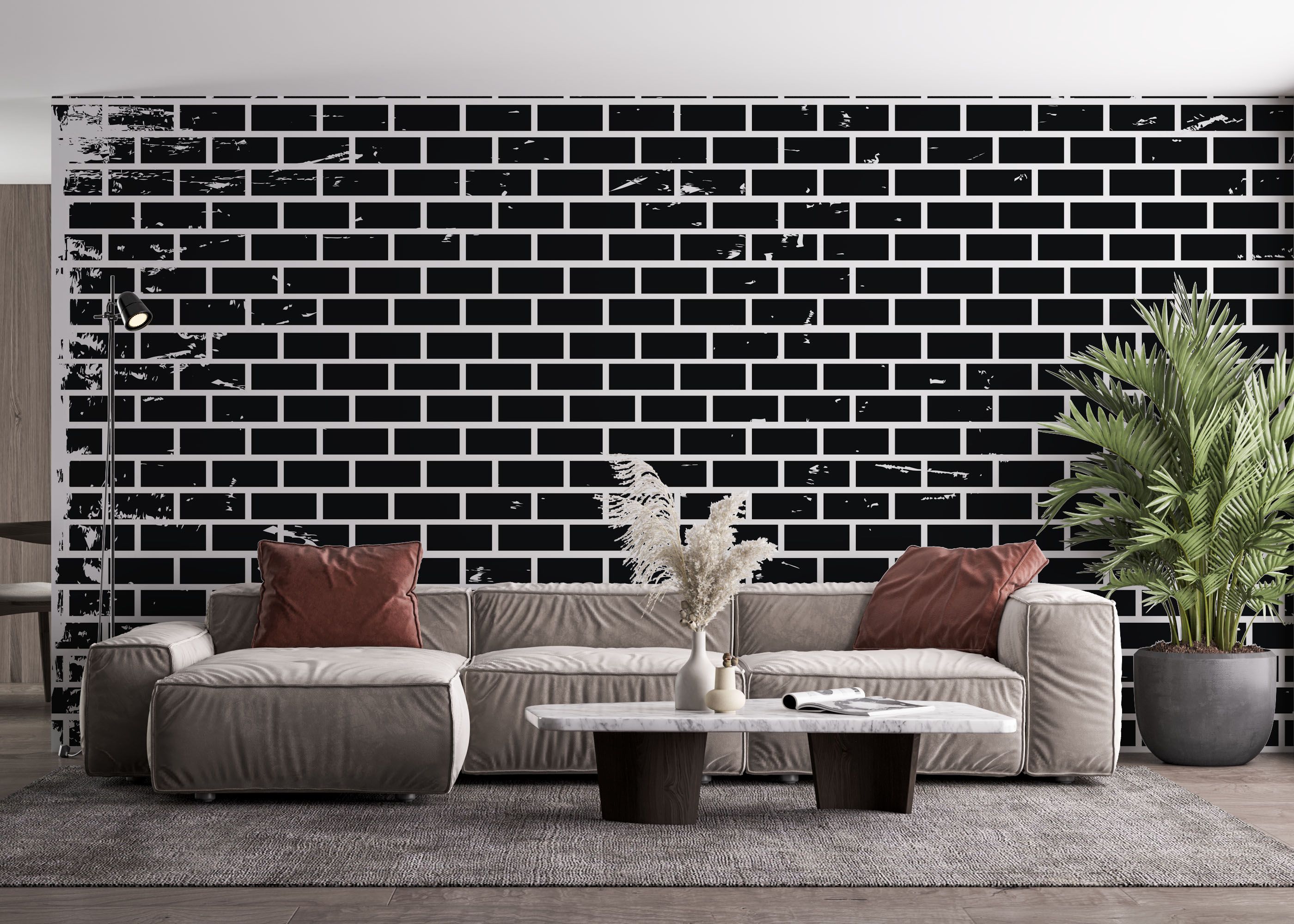 Small Black Brick mockup 4