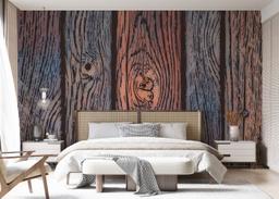 Colorful Wood Wall mockup 7