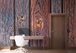 Colorful Wood Wall mockup 1