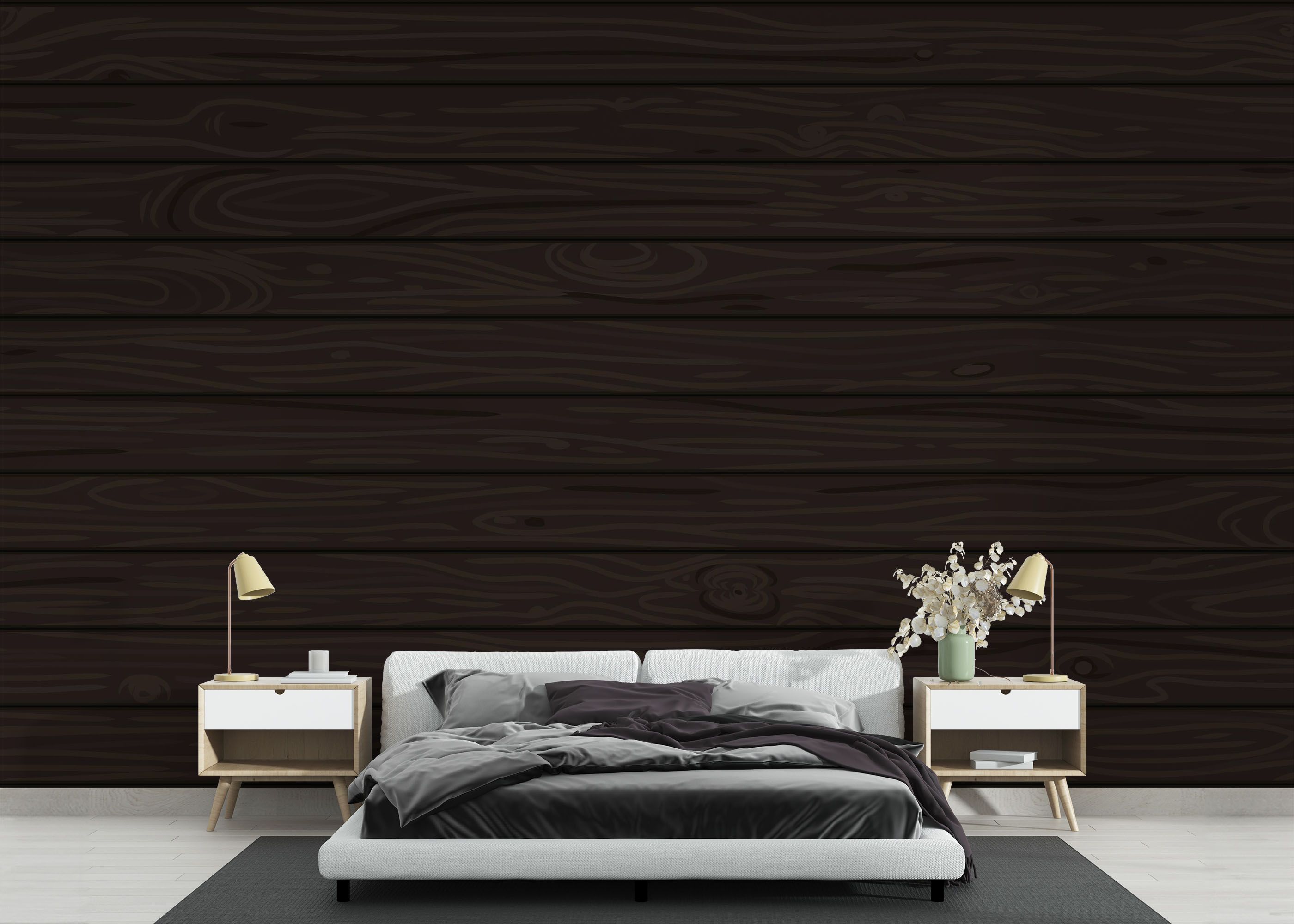 Dark Brown Wood mockup 3