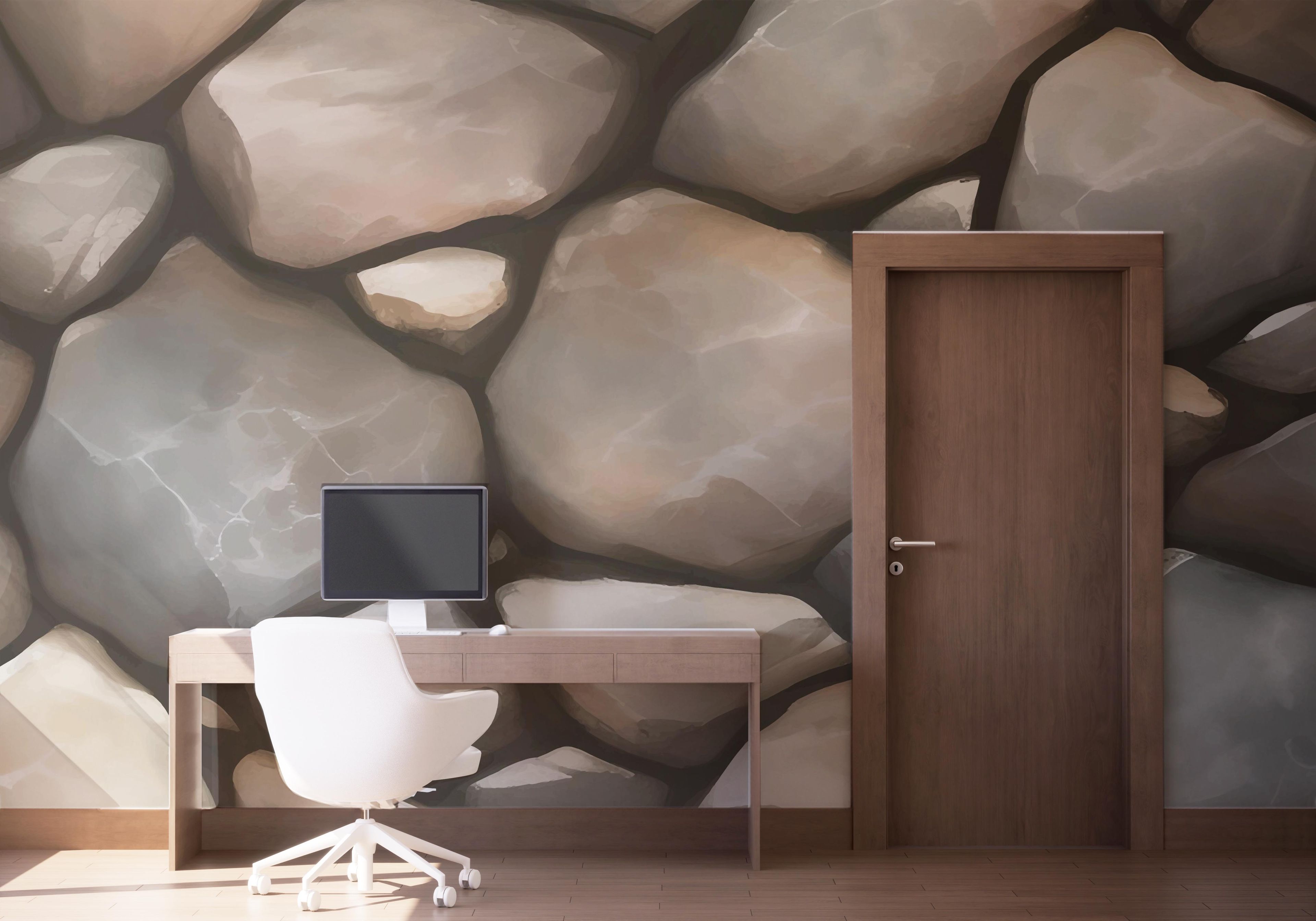 Big Rocks Wall mockup 1