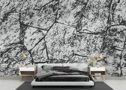 Grey White Stone Wall mockup 3
