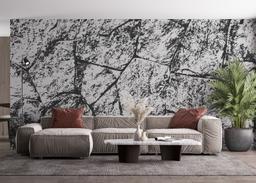 Grey White Stone Wall mockup 4