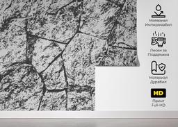 Grey White Stone Wall mockup 5