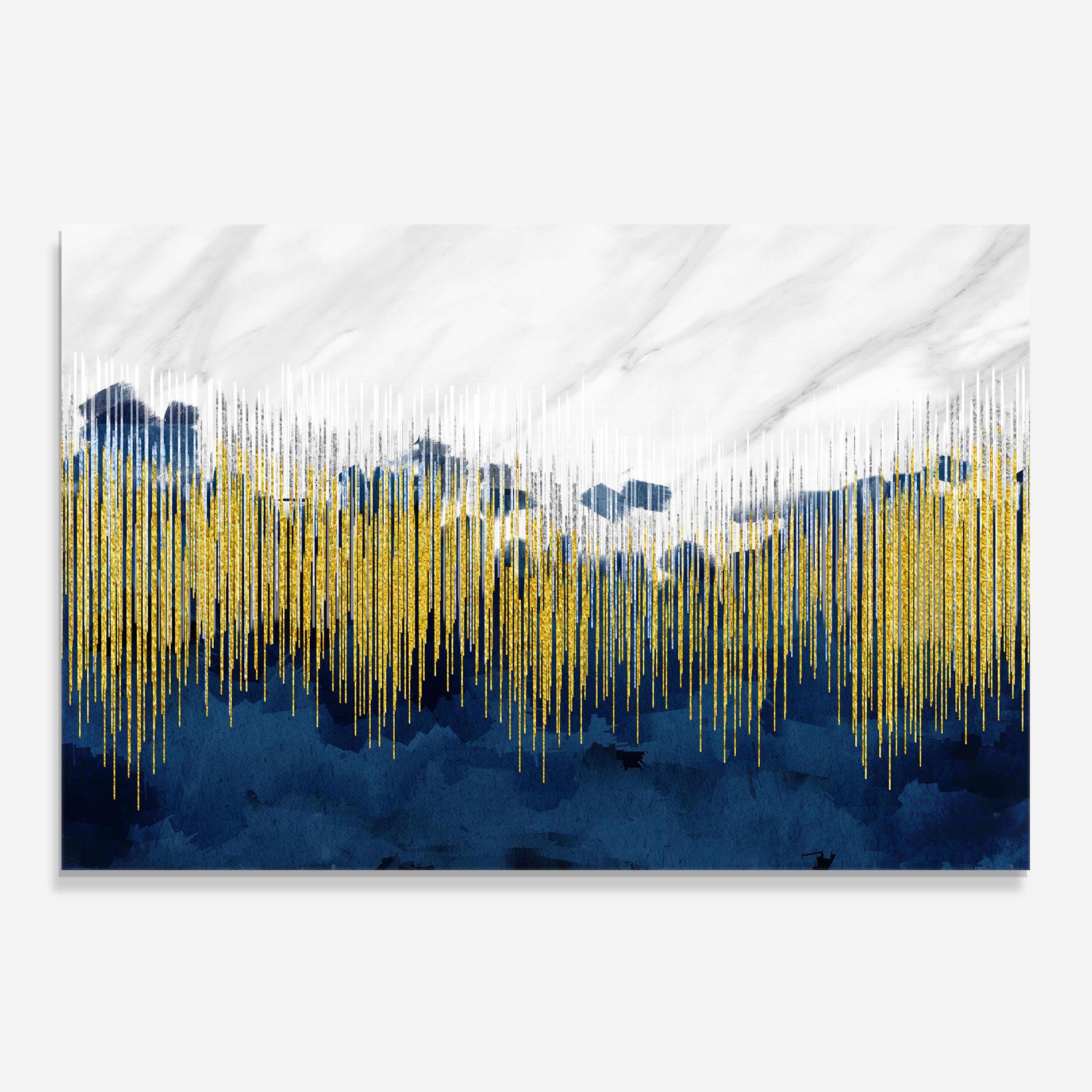 Стъклен панел за кухня Abstract Marble Art mockup 0