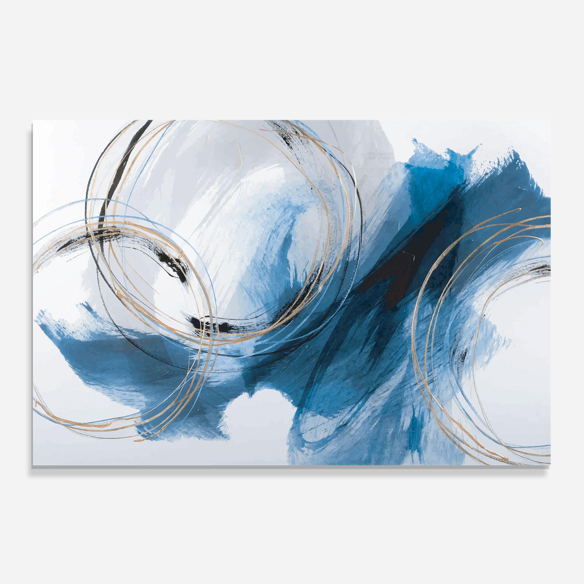 Стъклен панел за кухня Beautiful Abstract Painting mockup 0