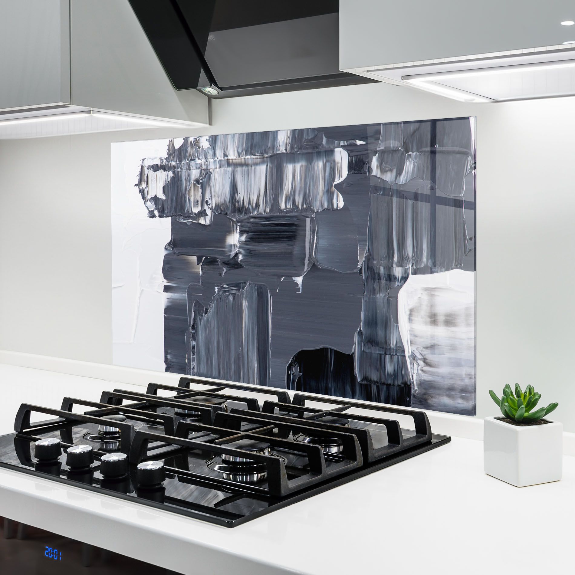 Black Acrylic Painting mockup 6