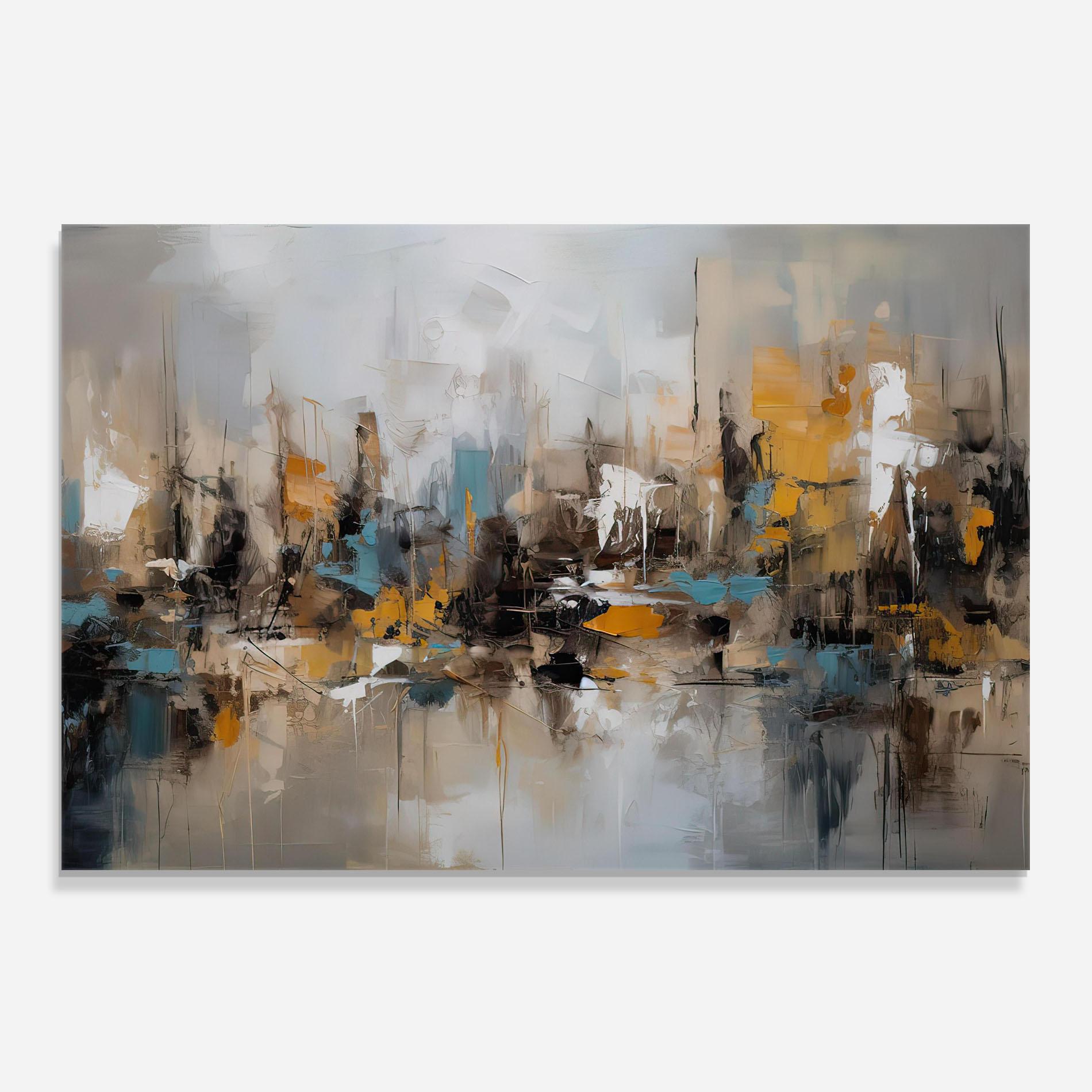 Стъклен панел за кухня Abstract Los Angeles mockup 0