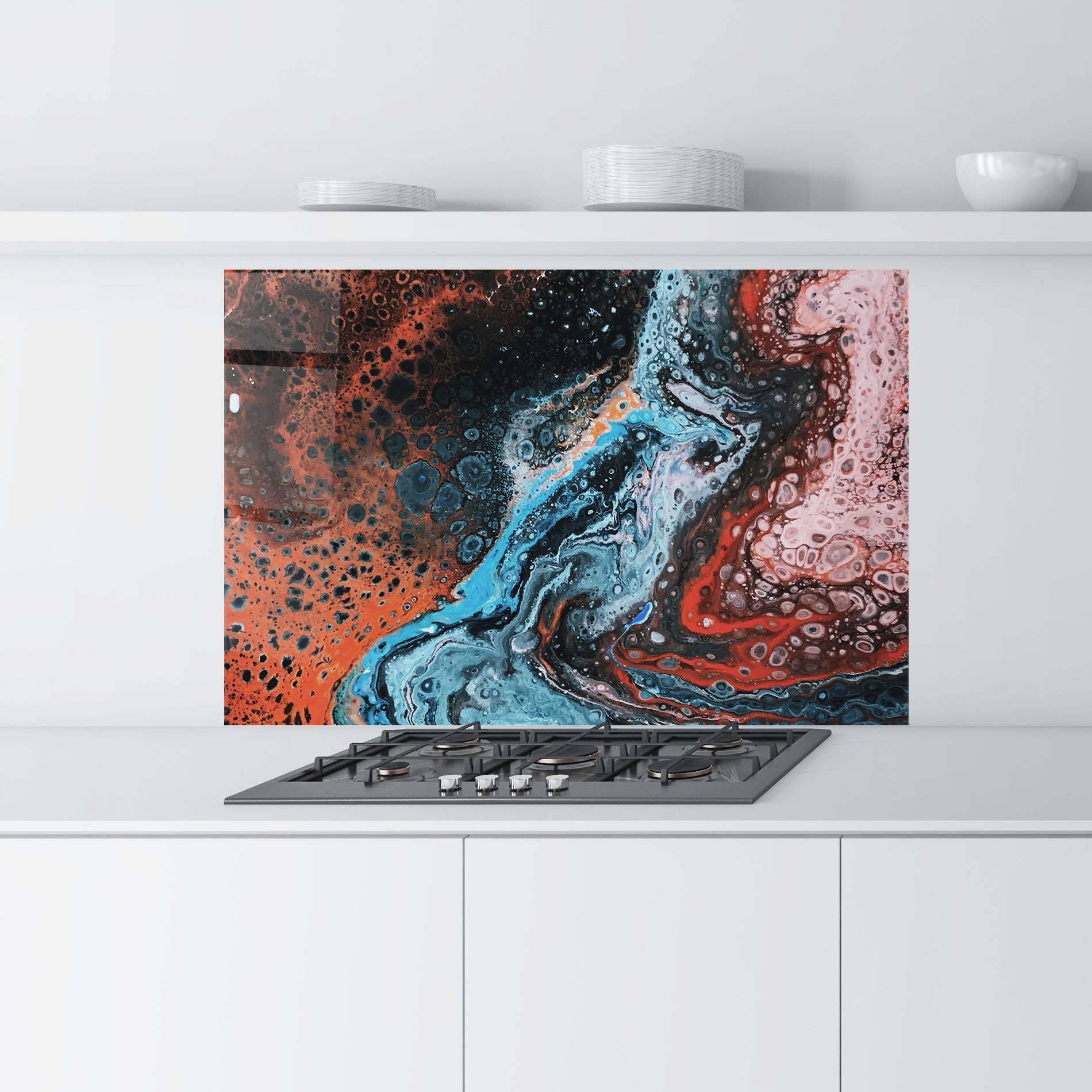 Abstract Turqoise Colors mockup 9