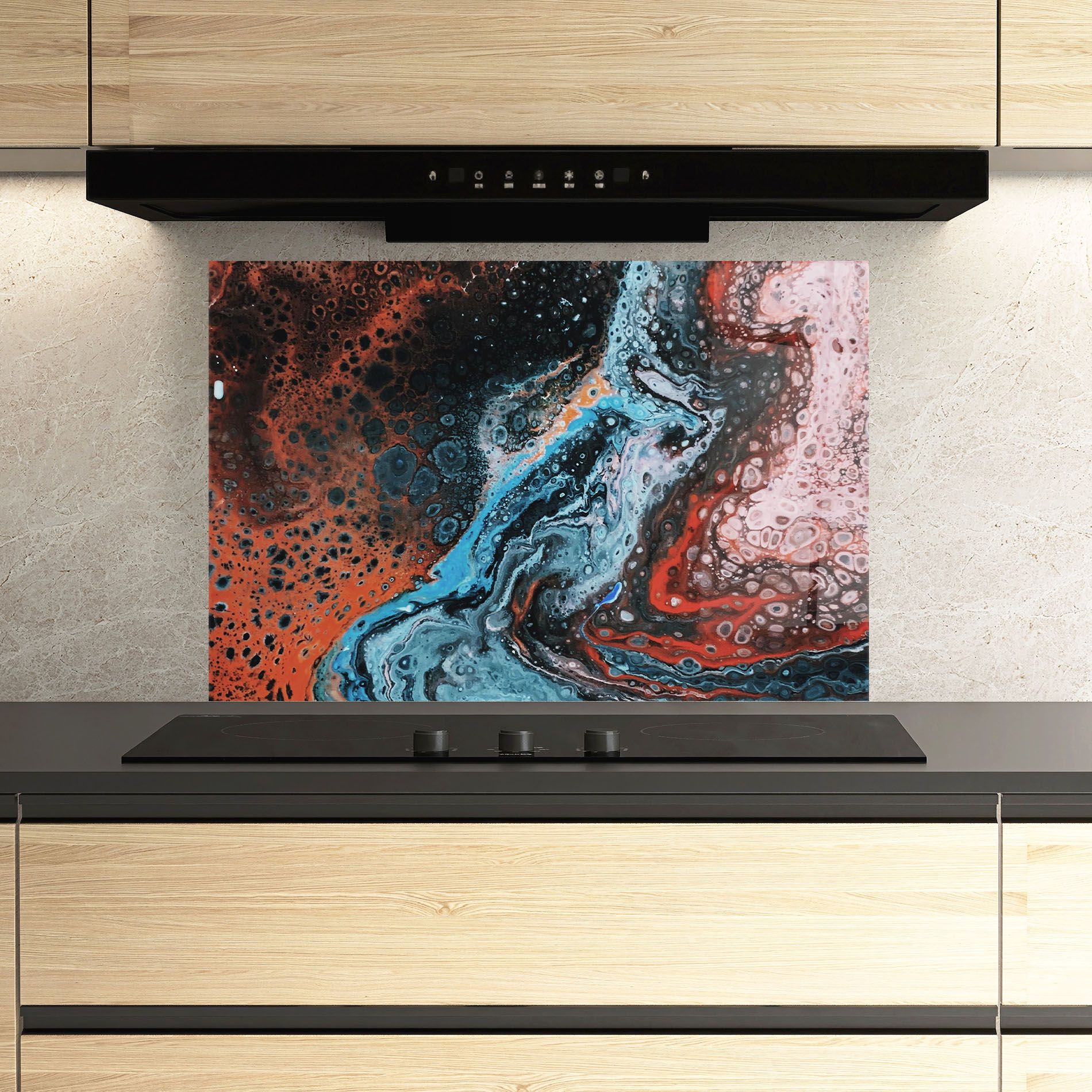 Abstract Turqoise Colors mockup 3