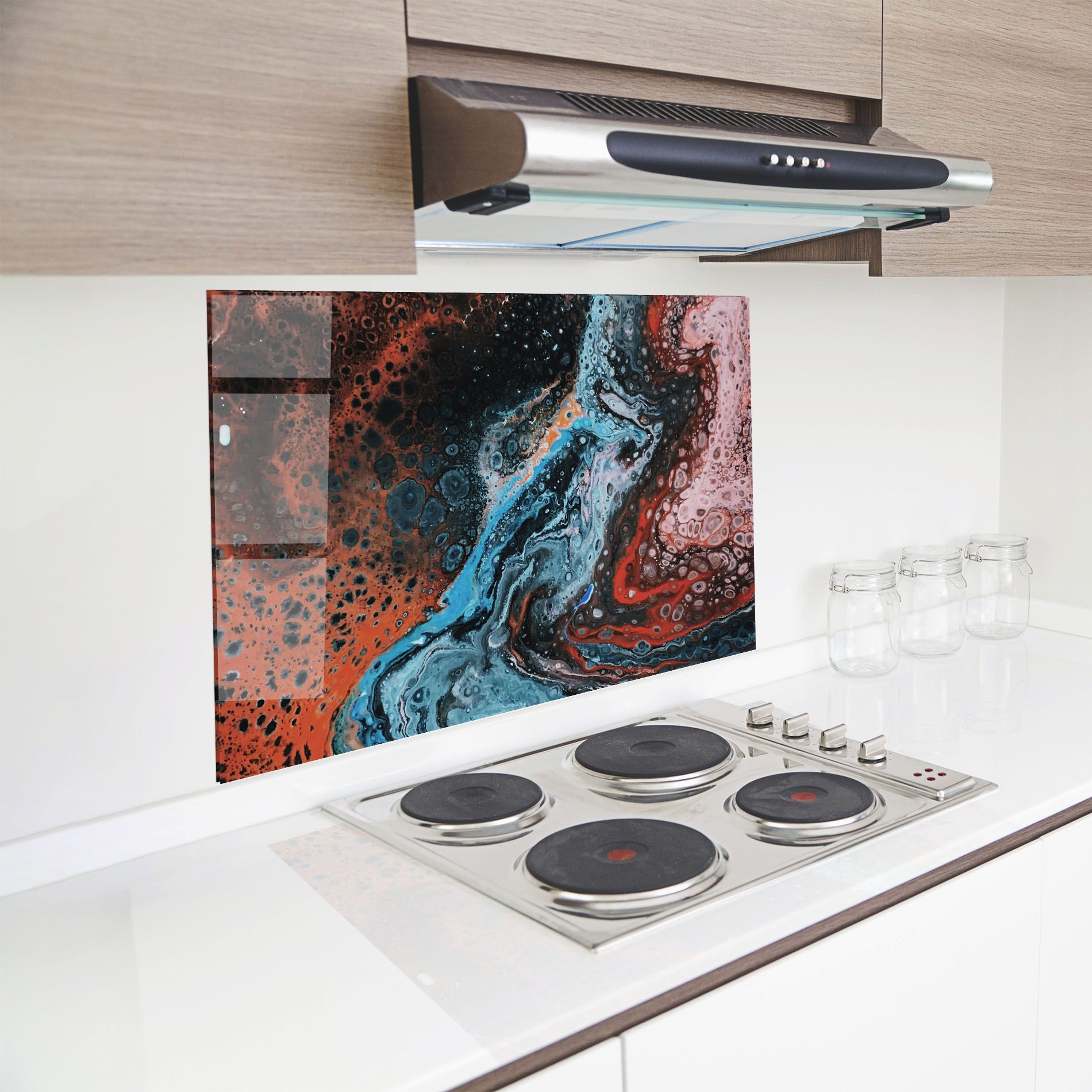 Abstract Turqoise Colors mockup 8