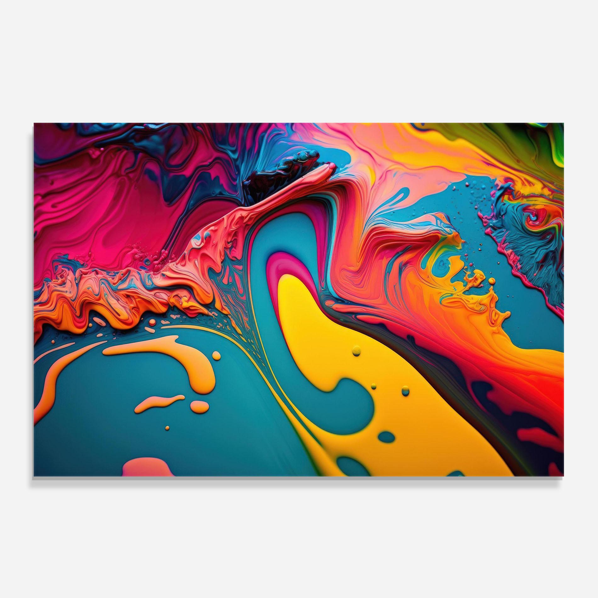 Стъклен панел за кухня Acrylic Close Up mockup 0