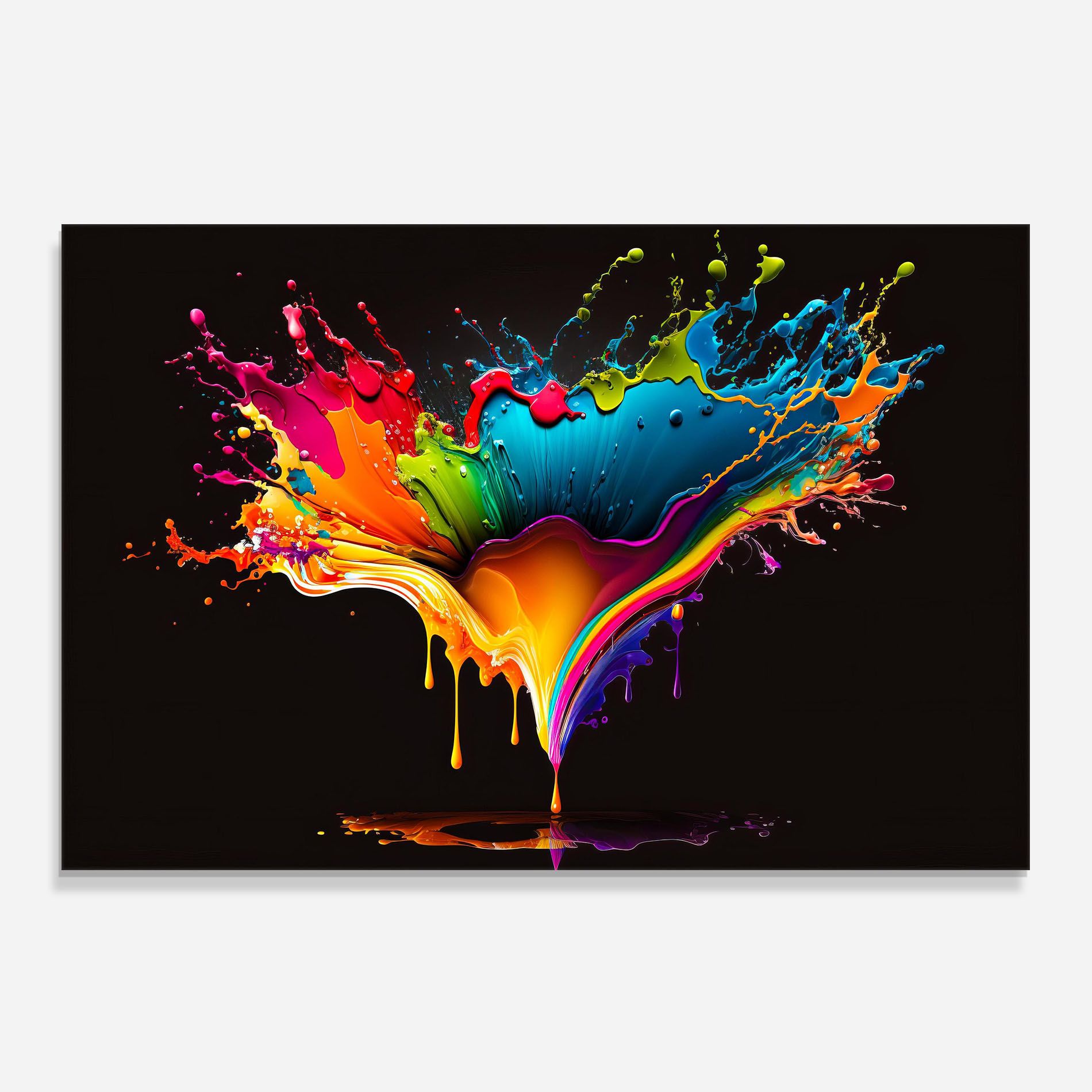 Colorful Rainbow Splash mockup 0
