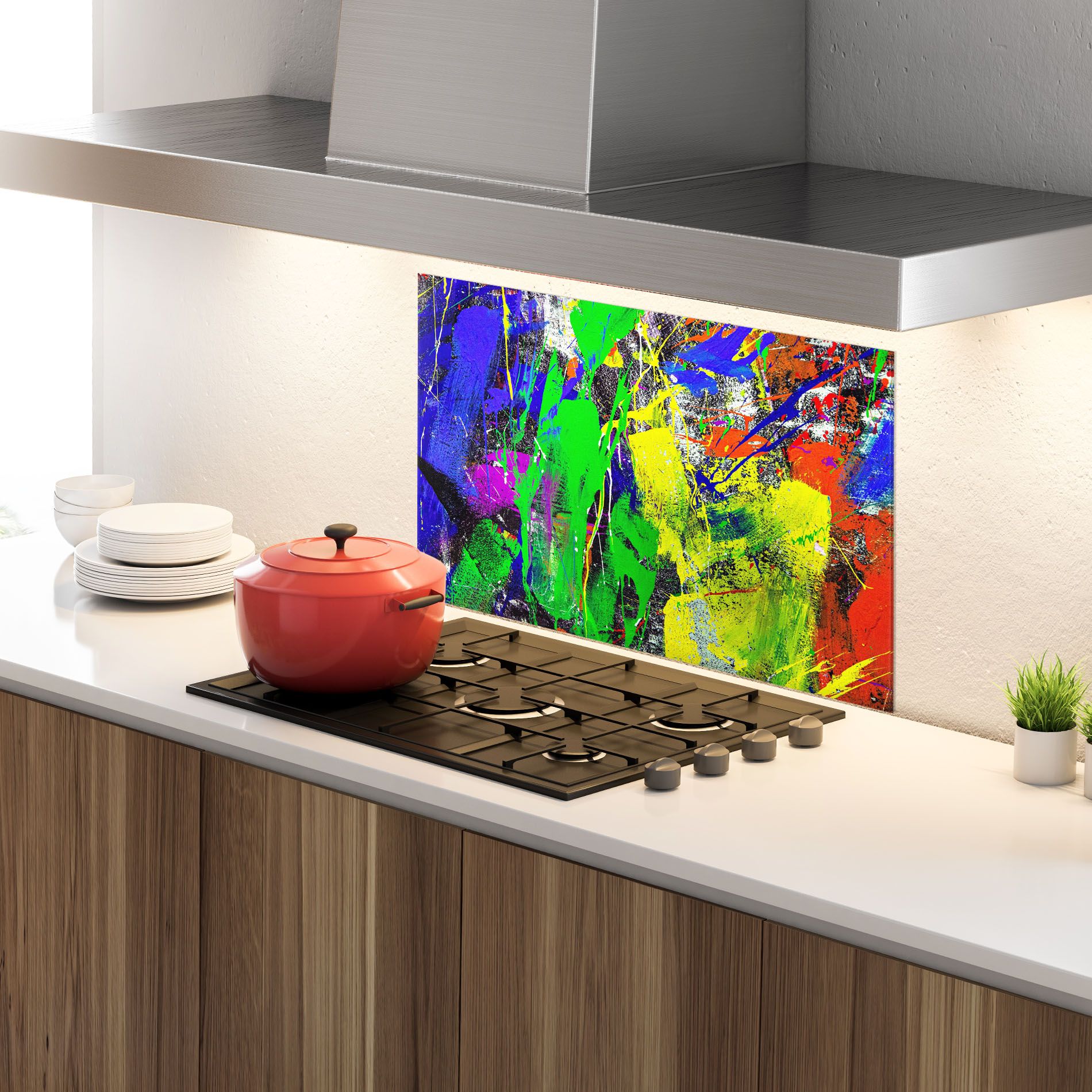 Color Mix Abstract mockup 4