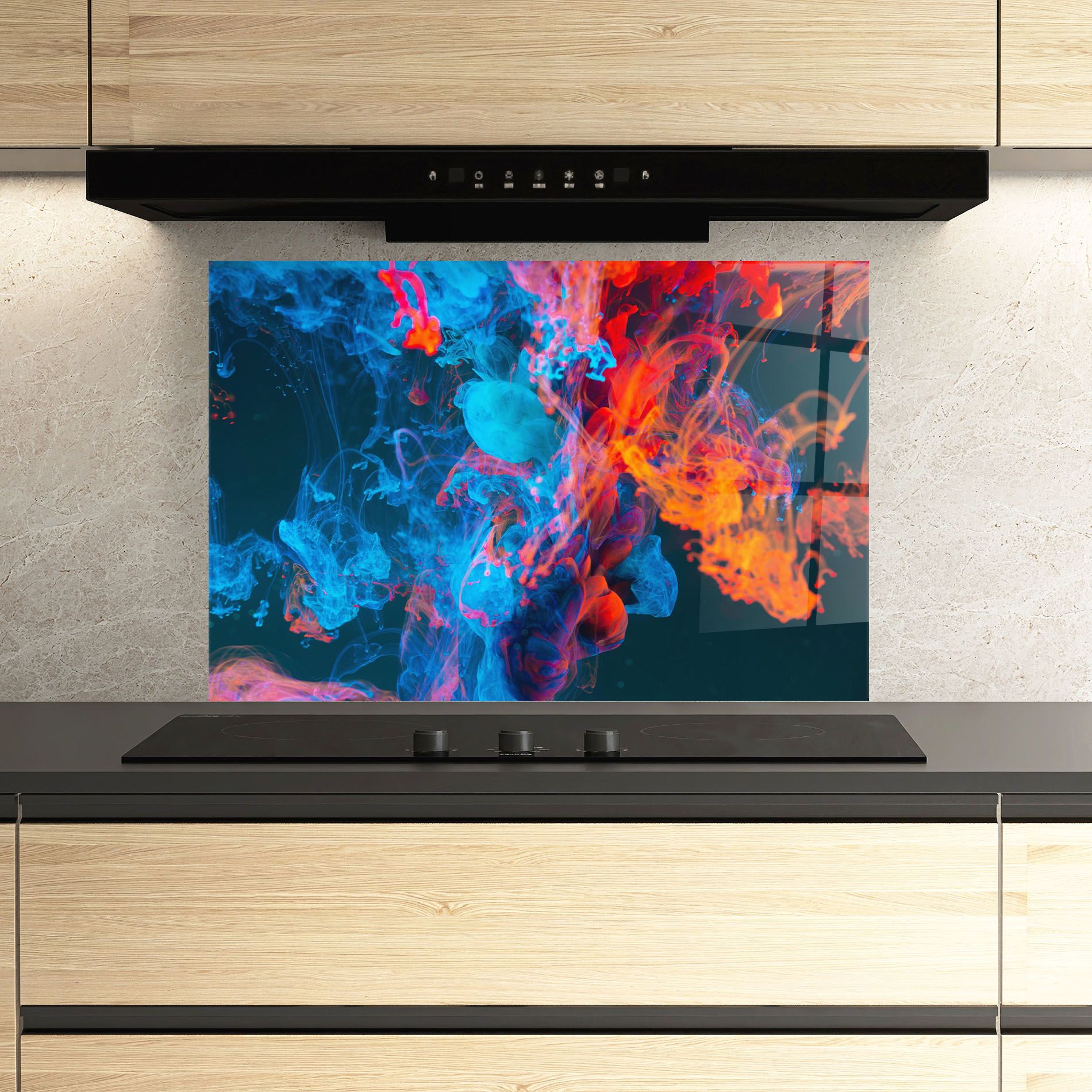 Abstract Blue And Red mockup 3