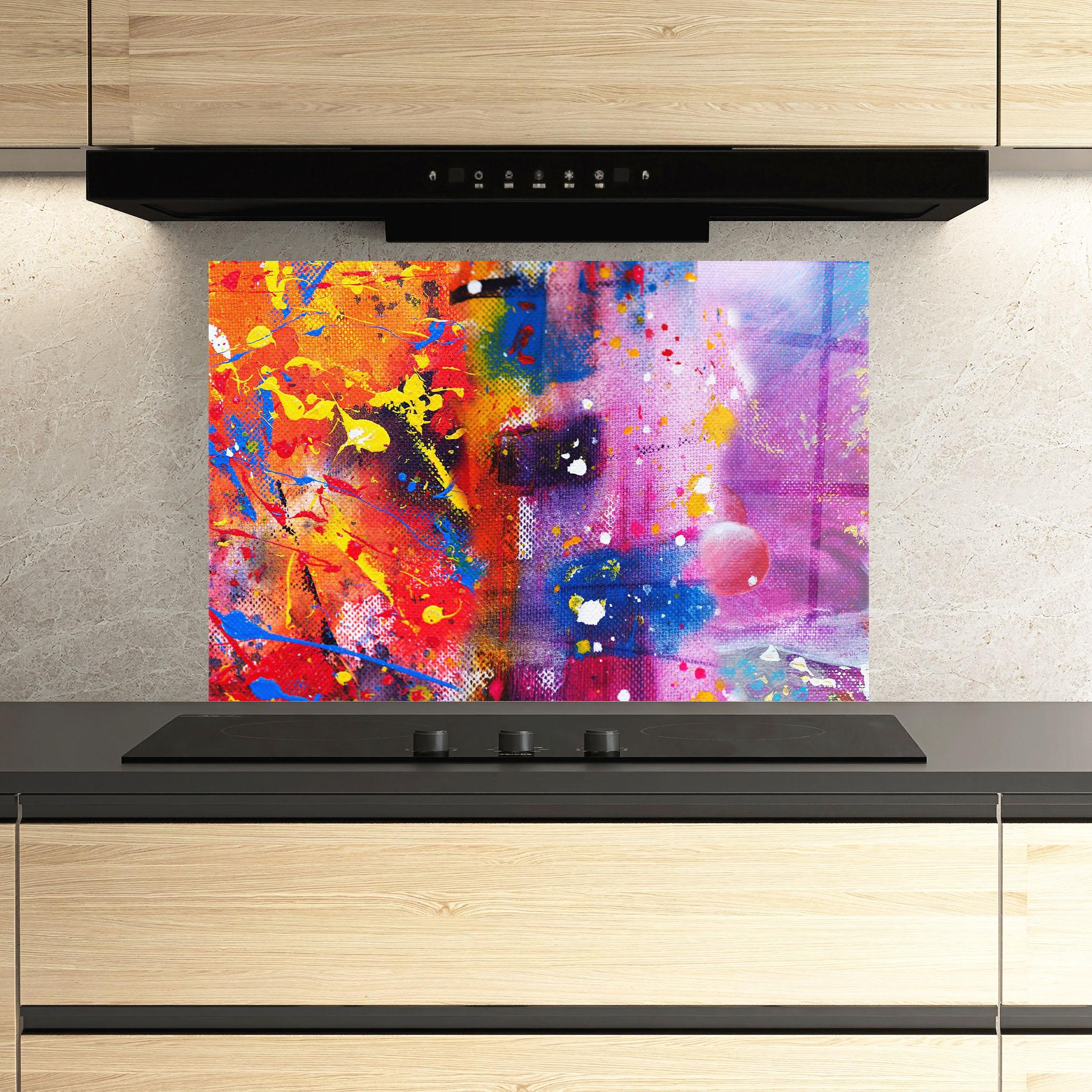 Стъклен панел за кухня Art Panorama mockup 3