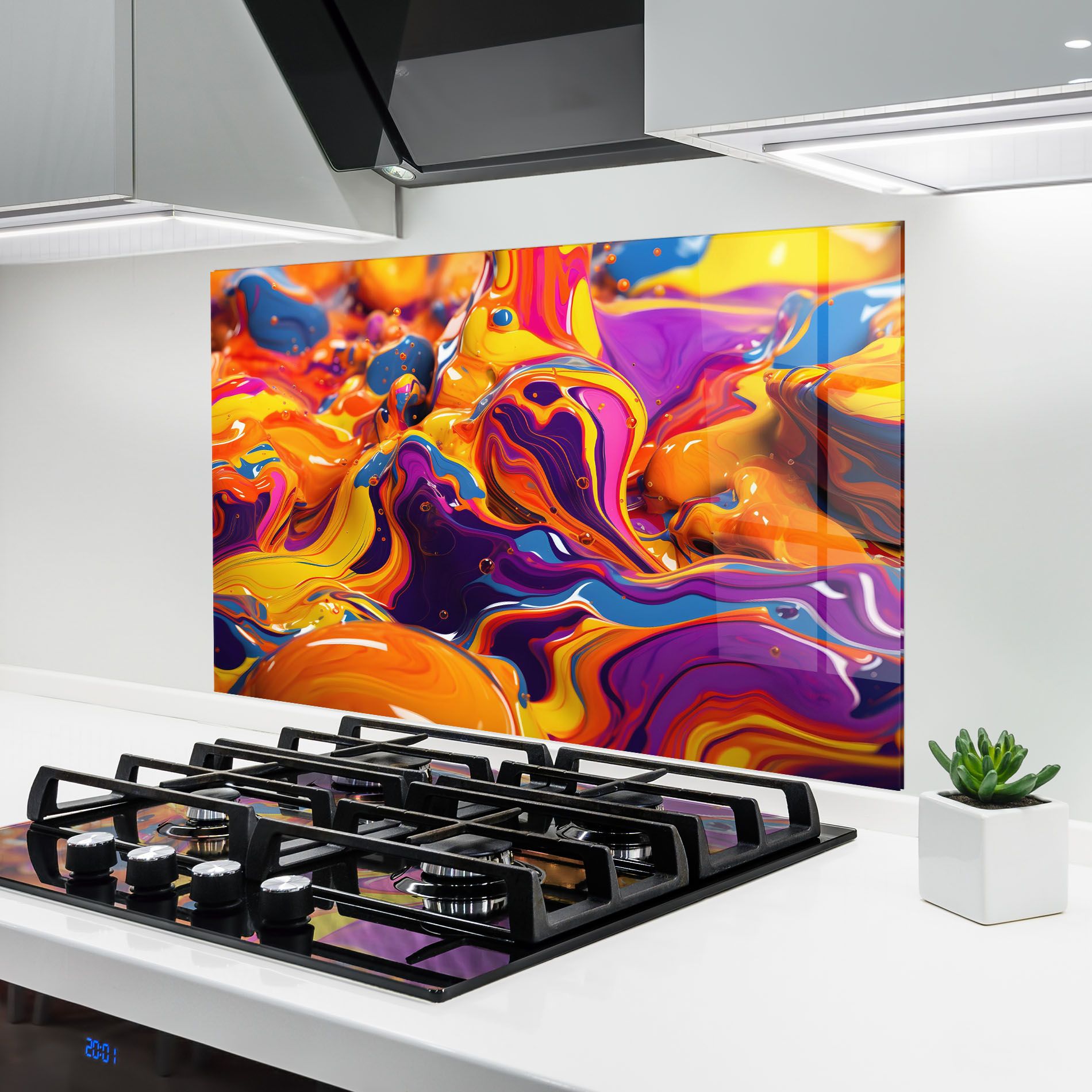 Colorful Waves mockup 6